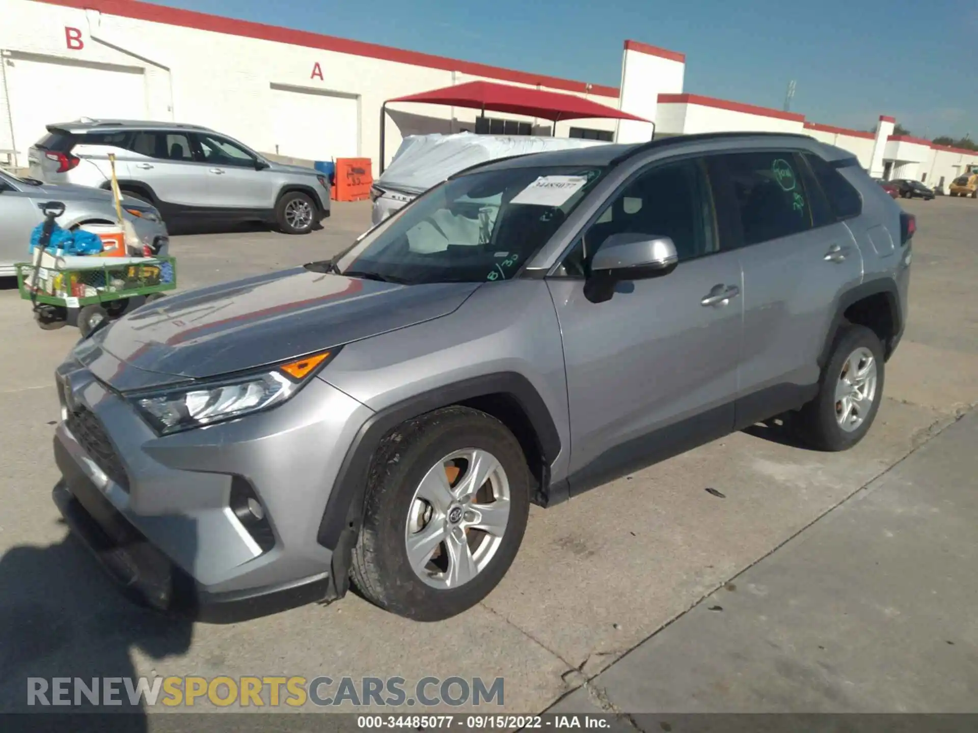 2 fotografías del automóvil dañado 2T3P1RFV7LC099758 TOYOTA RAV4 2020