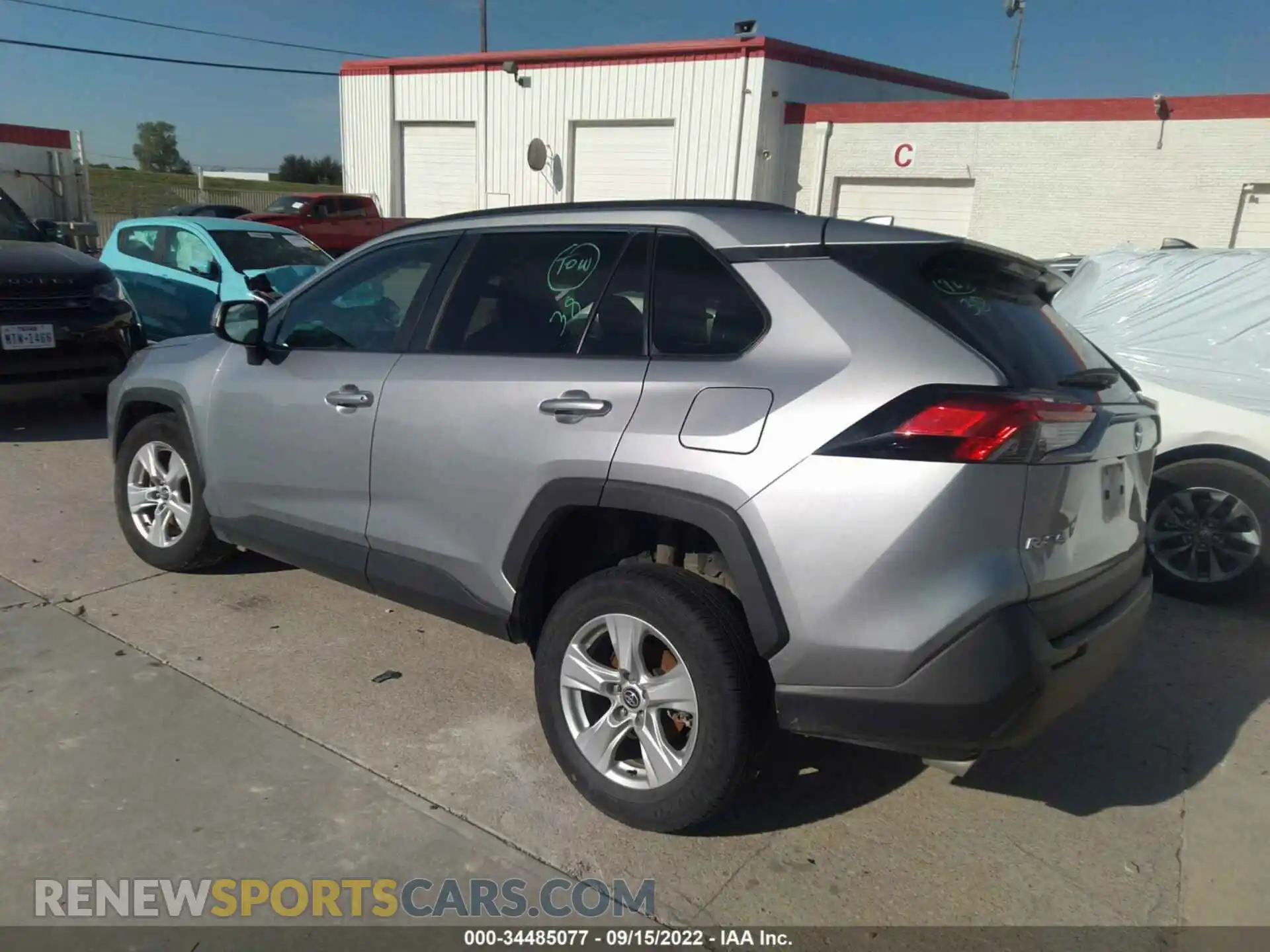 3 fotografías del automóvil dañado 2T3P1RFV7LC099758 TOYOTA RAV4 2020