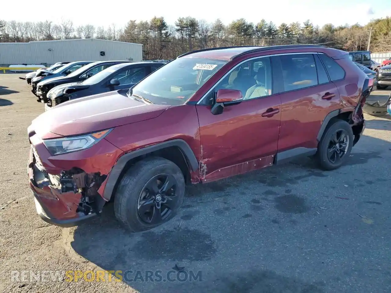 1 Photograph of a damaged car 2T3P1RFV7LW087155 TOYOTA RAV4 2020