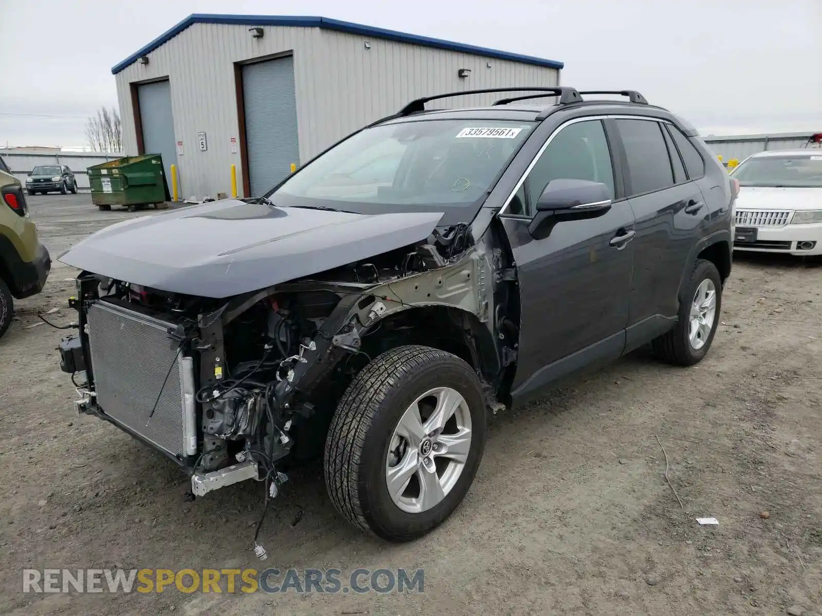 2 Photograph of a damaged car 2T3P1RFV7LW119702 TOYOTA RAV4 2020