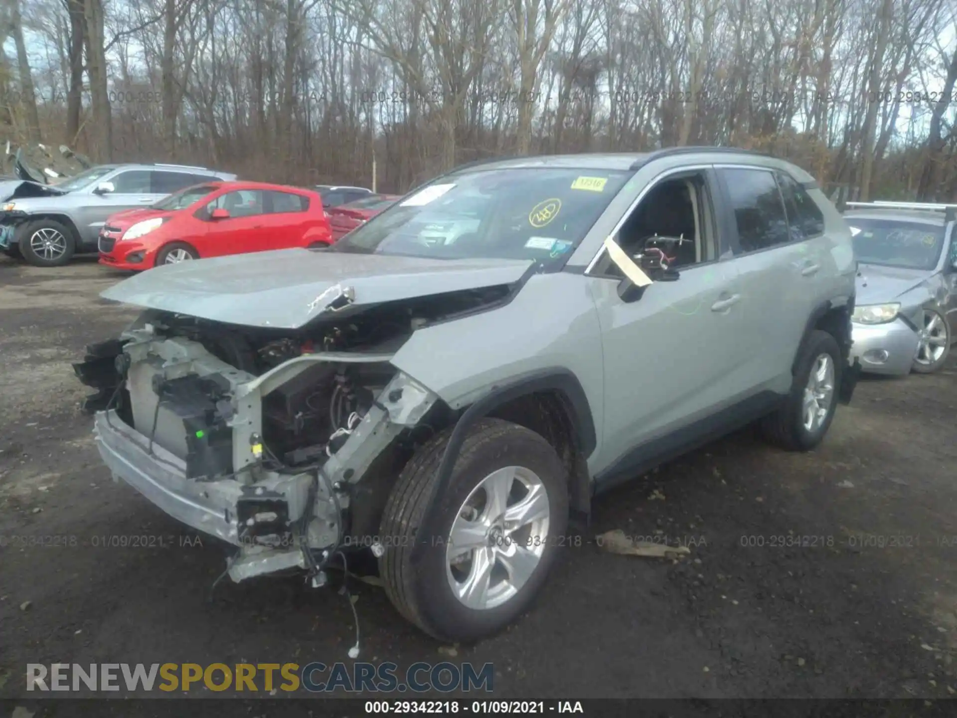 2 Photograph of a damaged car 2T3P1RFV8LC067451 TOYOTA RAV4 2020