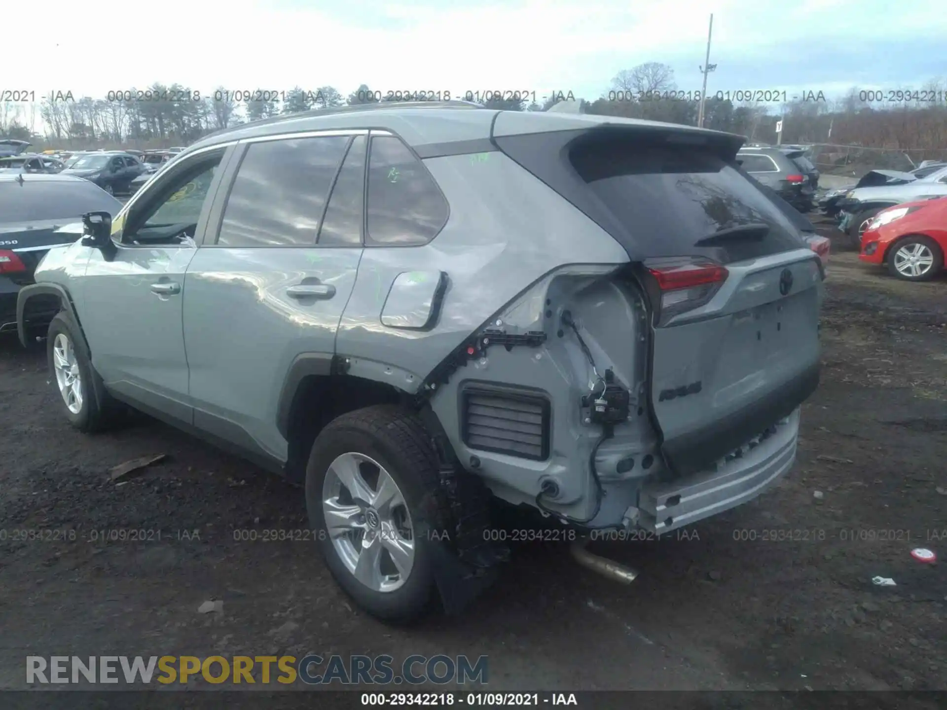 3 Photograph of a damaged car 2T3P1RFV8LC067451 TOYOTA RAV4 2020