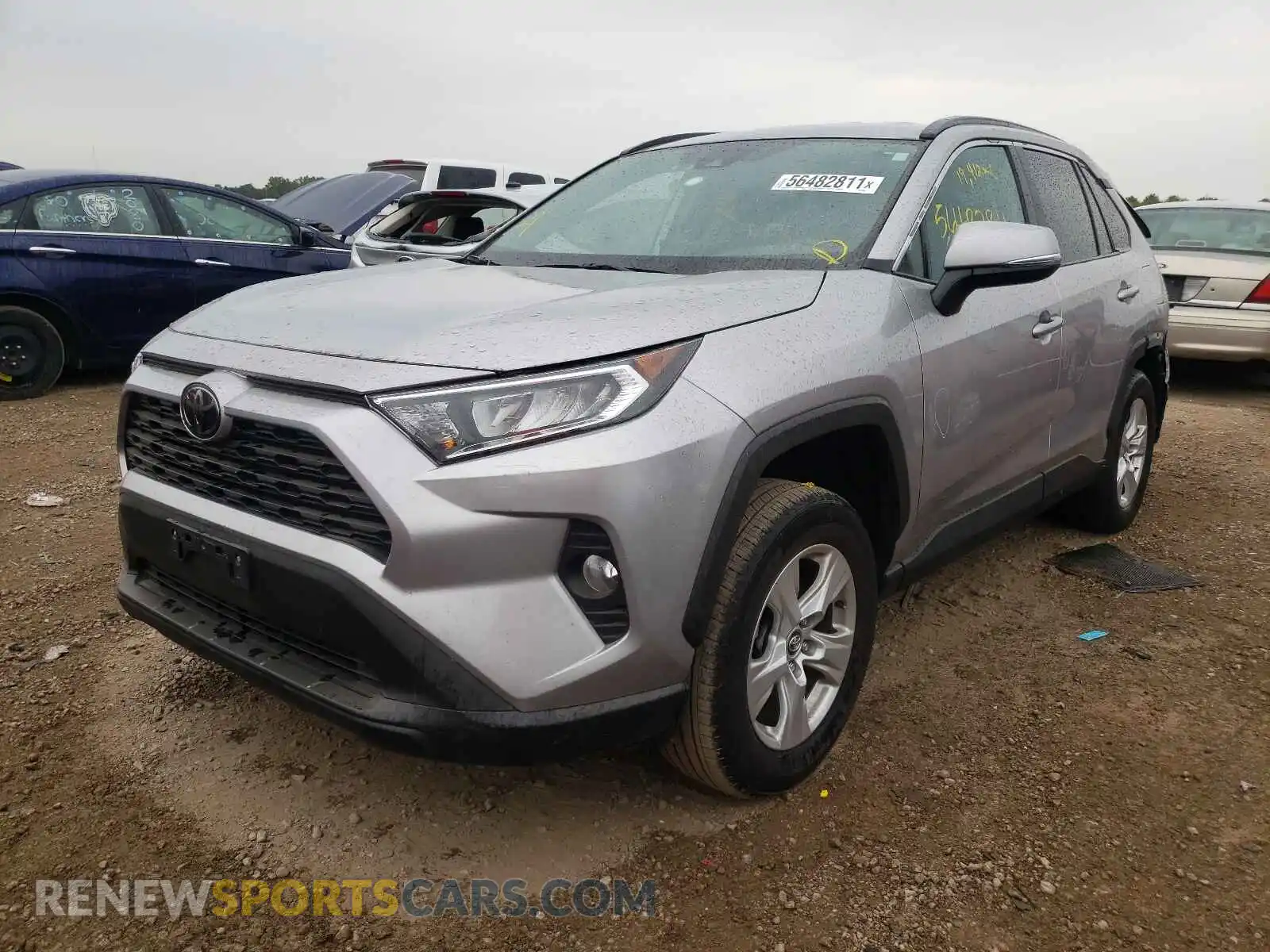 2 Photograph of a damaged car 2T3P1RFV8LC093192 TOYOTA RAV4 2020