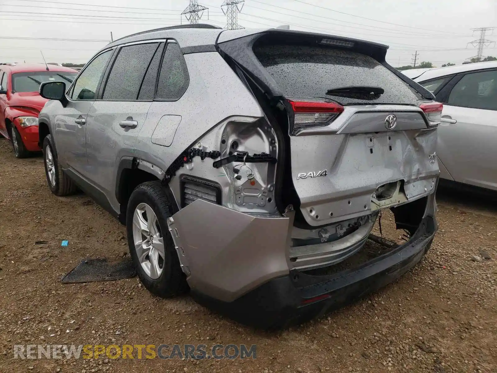 3 Photograph of a damaged car 2T3P1RFV8LC093192 TOYOTA RAV4 2020