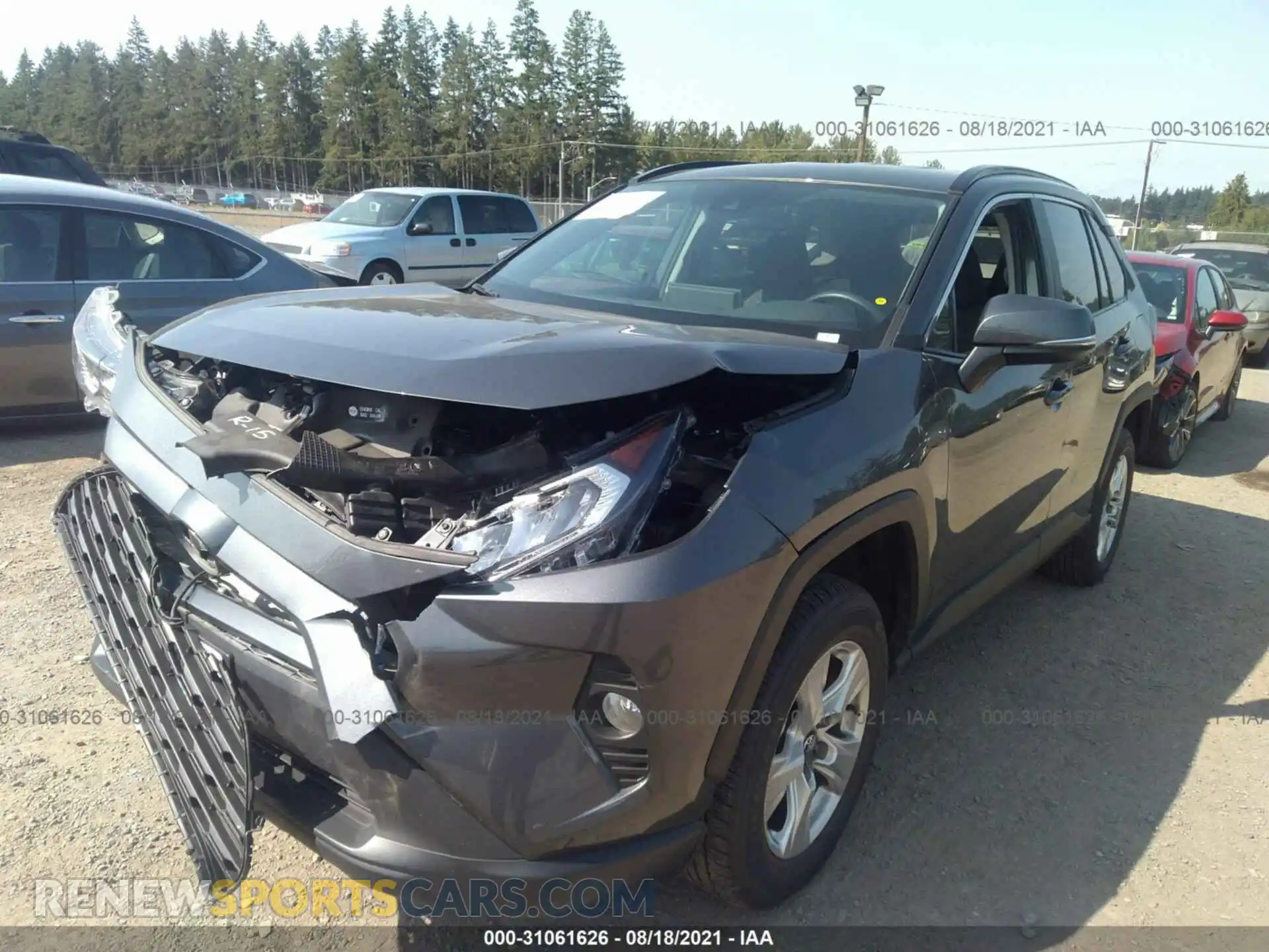 2 Photograph of a damaged car 2T3P1RFV8LC111349 TOYOTA RAV4 2020