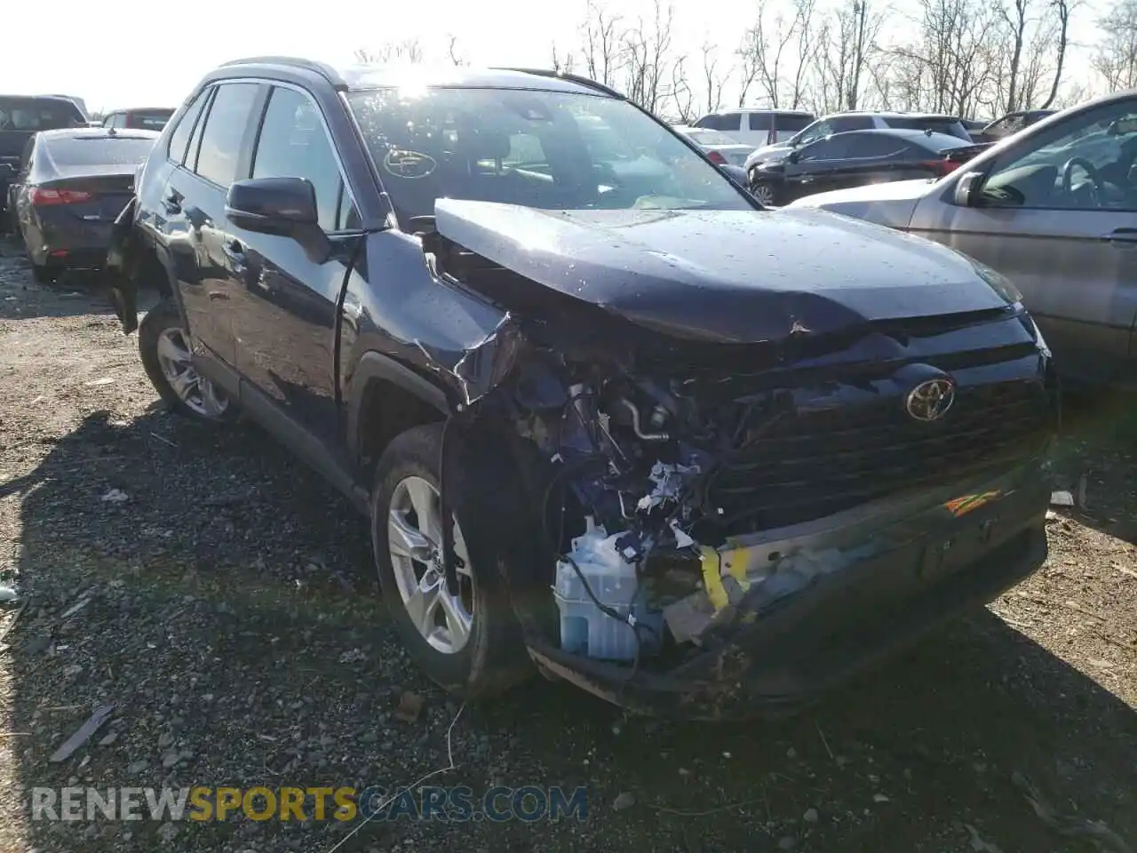 1 Photograph of a damaged car 2T3P1RFV8LC122397 TOYOTA RAV4 2020