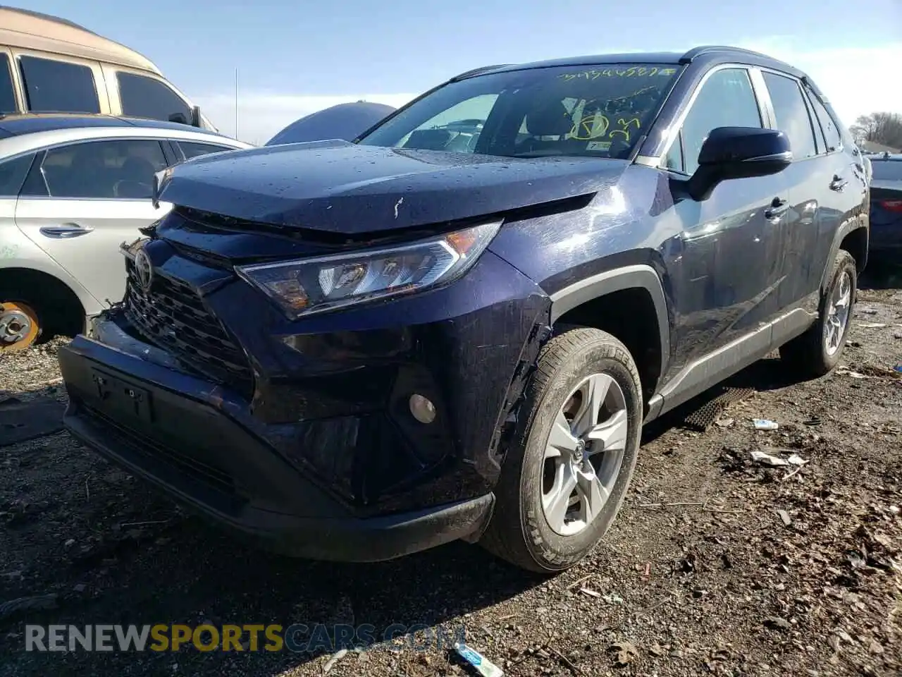 2 Photograph of a damaged car 2T3P1RFV8LC122397 TOYOTA RAV4 2020