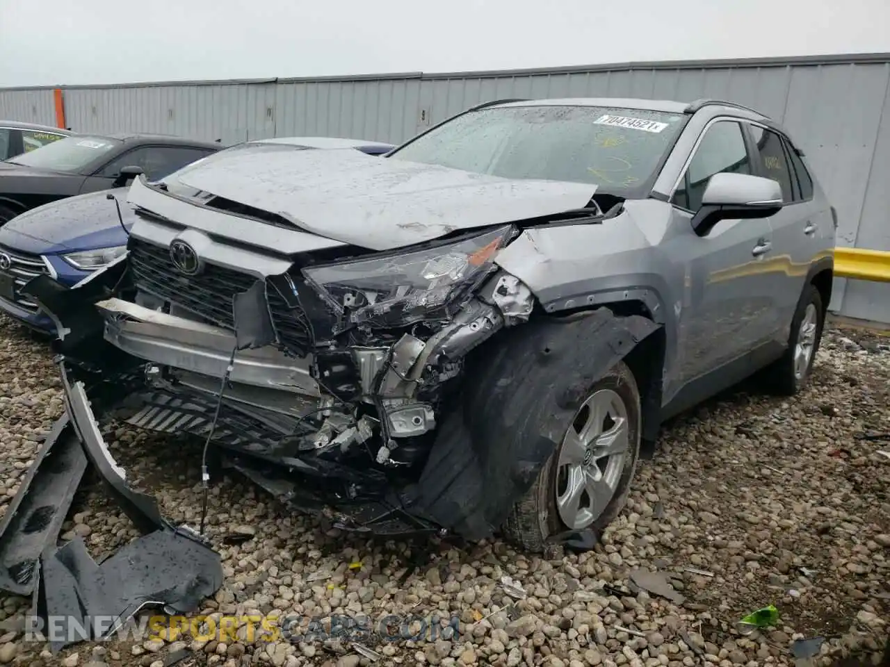 2 Photograph of a damaged car 2T3P1RFV8LW108403 TOYOTA RAV4 2020