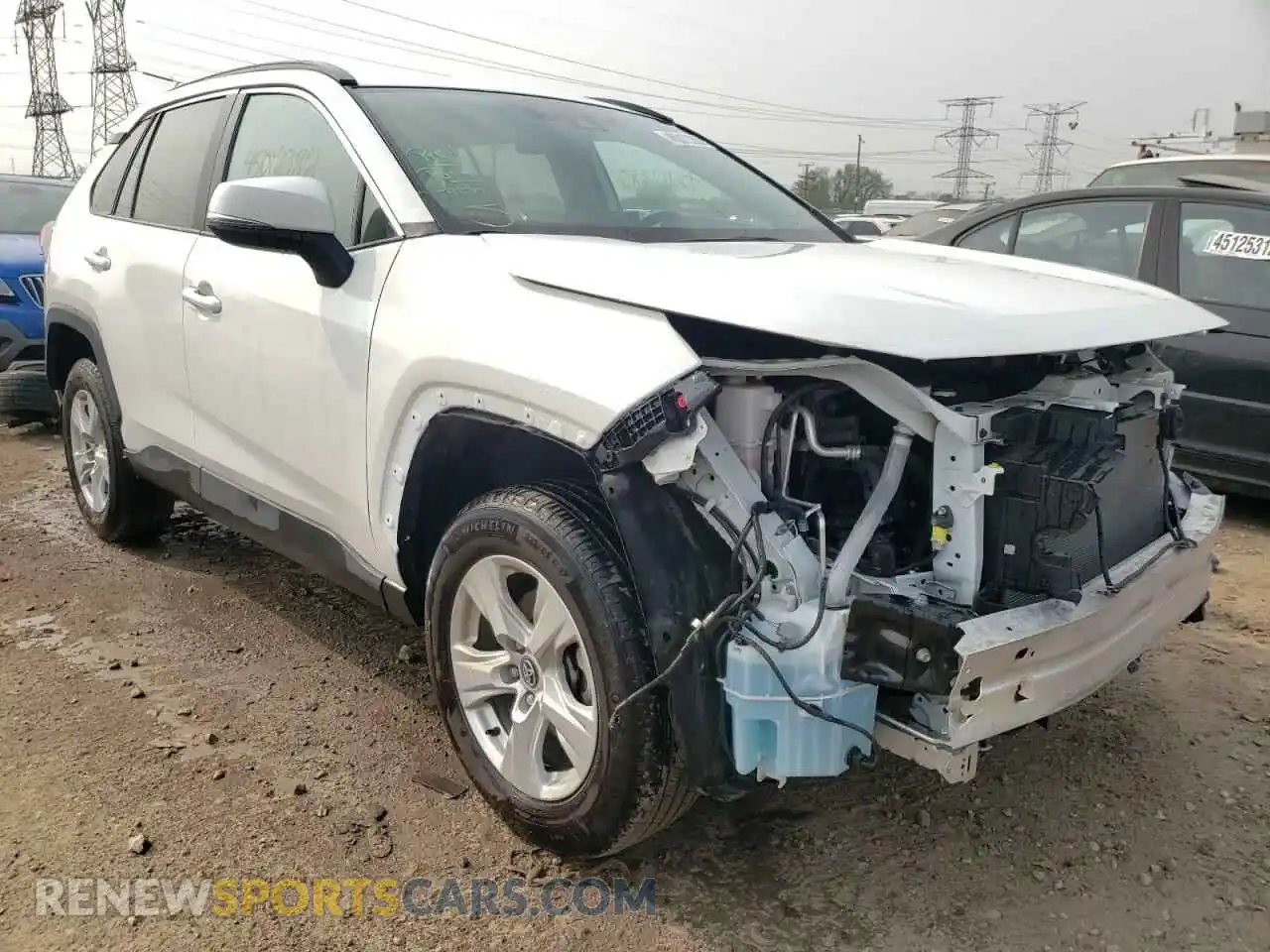 1 Photograph of a damaged car 2T3P1RFV8LW132345 TOYOTA RAV4 2020