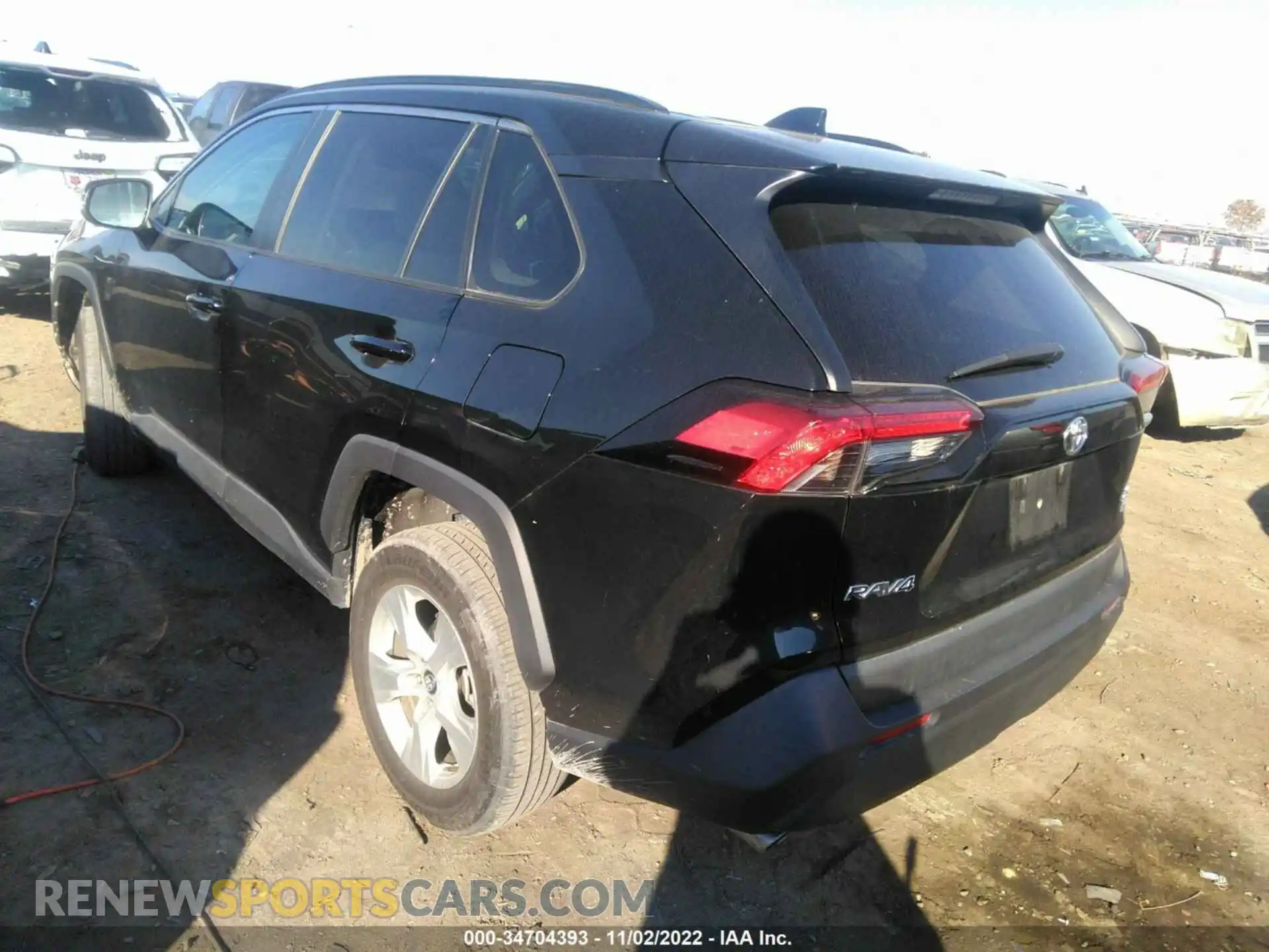 3 Фотография поврежденного автомобиля 2T3P1RFV9LC092102 TOYOTA RAV4 2020