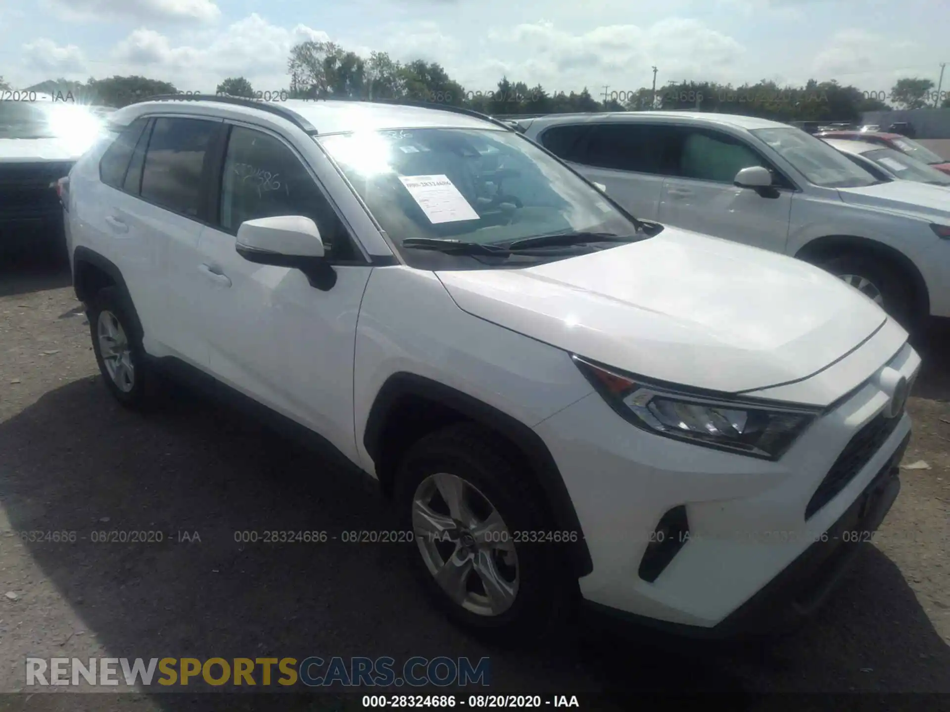 1 Photograph of a damaged car 2T3P1RFV9LC092746 TOYOTA RAV4 2020