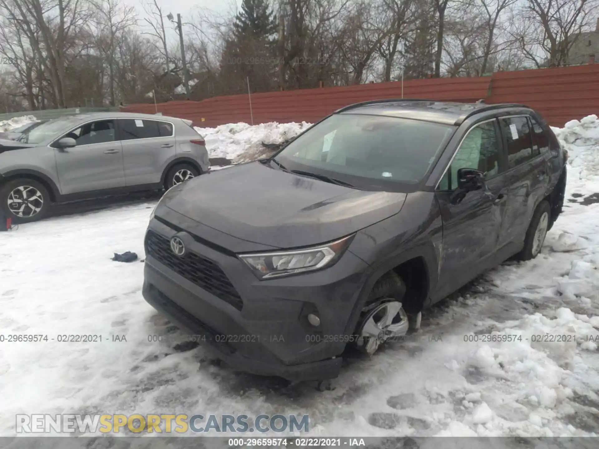 2 Photograph of a damaged car 2T3P1RFV9LC106791 TOYOTA RAV4 2020