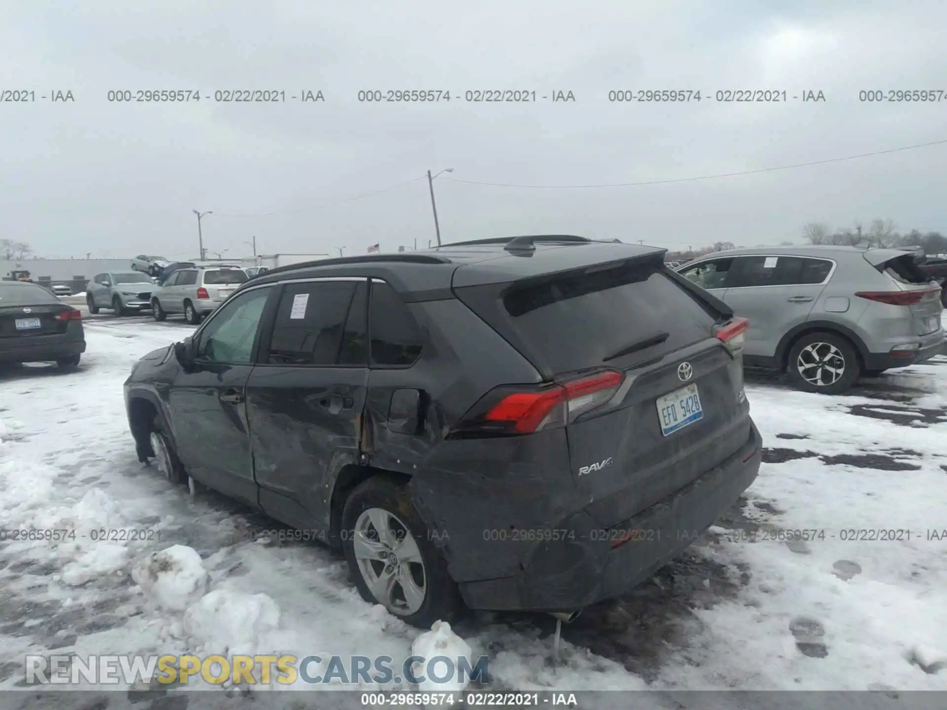 3 Photograph of a damaged car 2T3P1RFV9LC106791 TOYOTA RAV4 2020