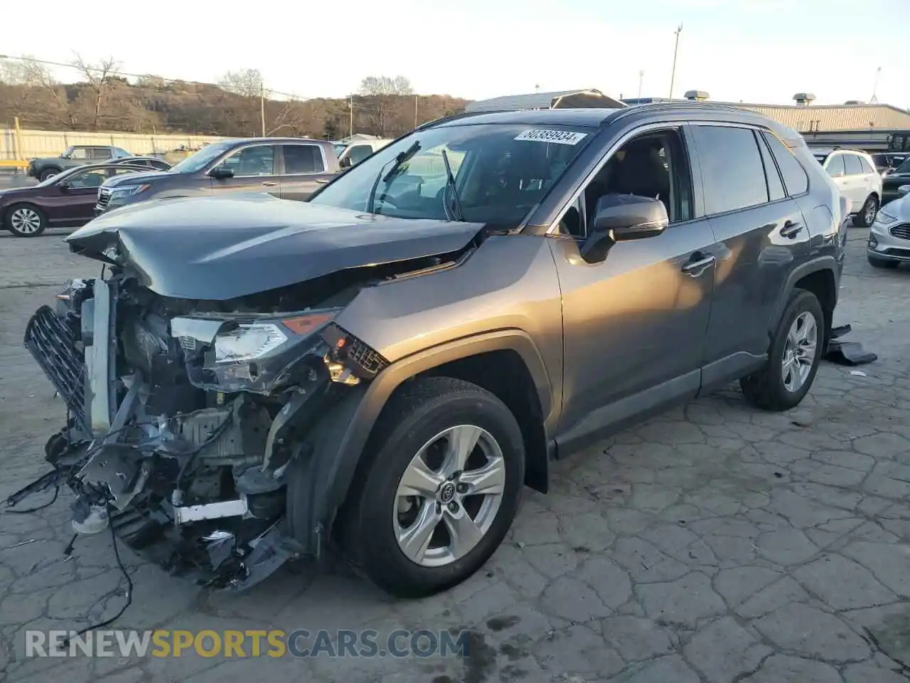 1 Photograph of a damaged car 2T3P1RFV9LC131724 TOYOTA RAV4 2020