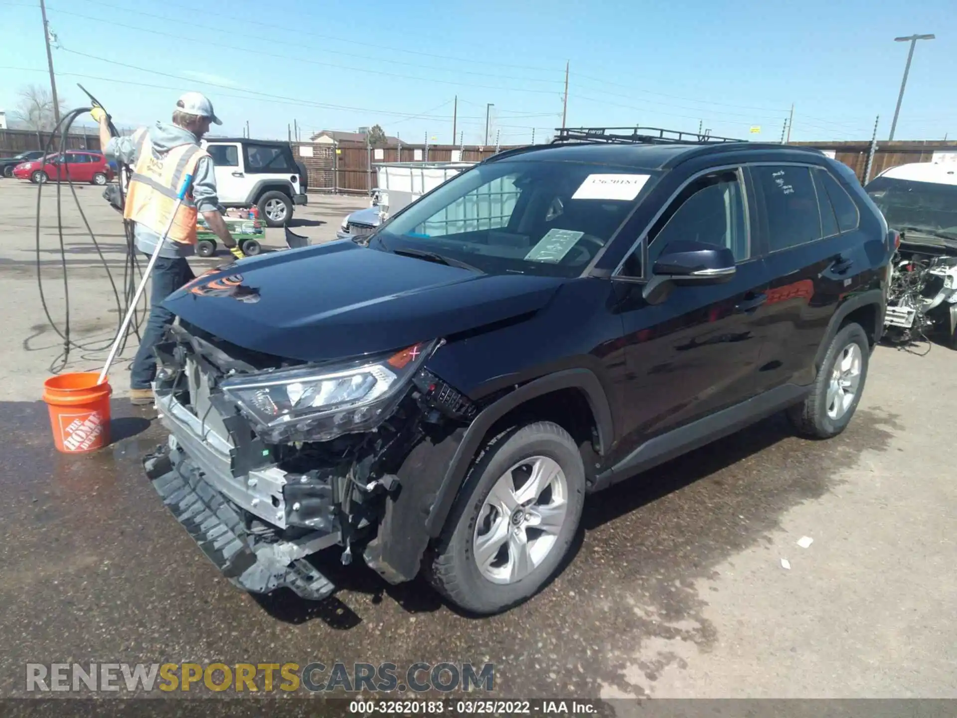 2 Photograph of a damaged car 2T3P1RFVXLC079066 TOYOTA RAV4 2020