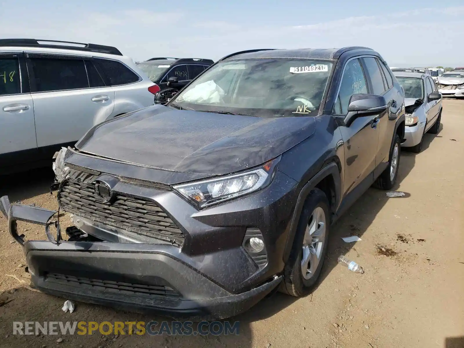 2 Photograph of a damaged car 2T3P1RFVXLC105391 TOYOTA RAV4 2020