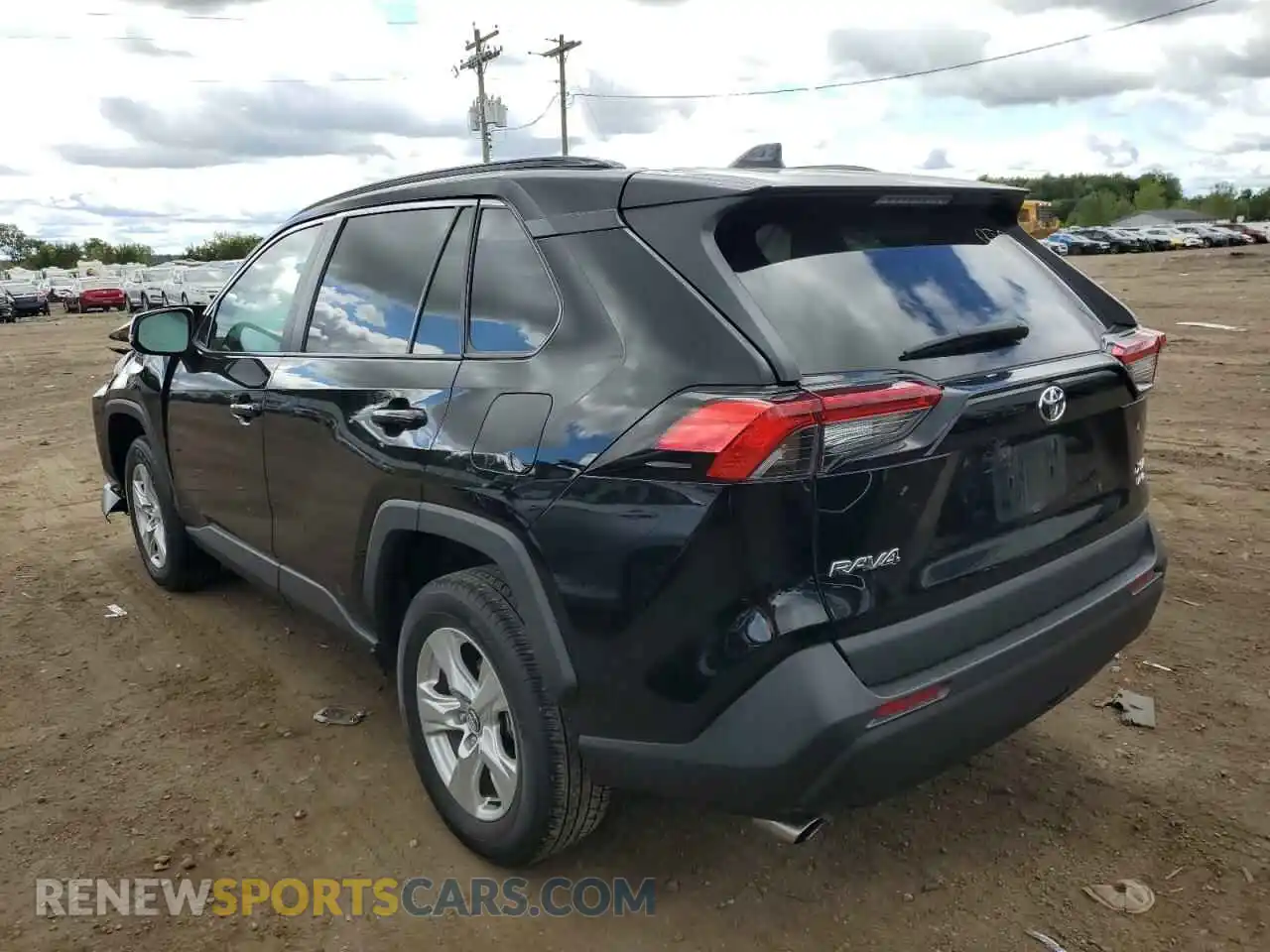 3 Фотография поврежденного автомобиля 2T3P1RFVXLC107710 TOYOTA RAV4 2020