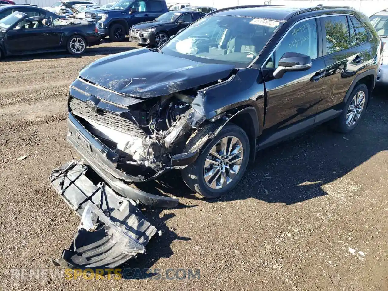 2 Фотография поврежденного автомобиля 2T3R1RFV7LC073248 TOYOTA RAV4 2020