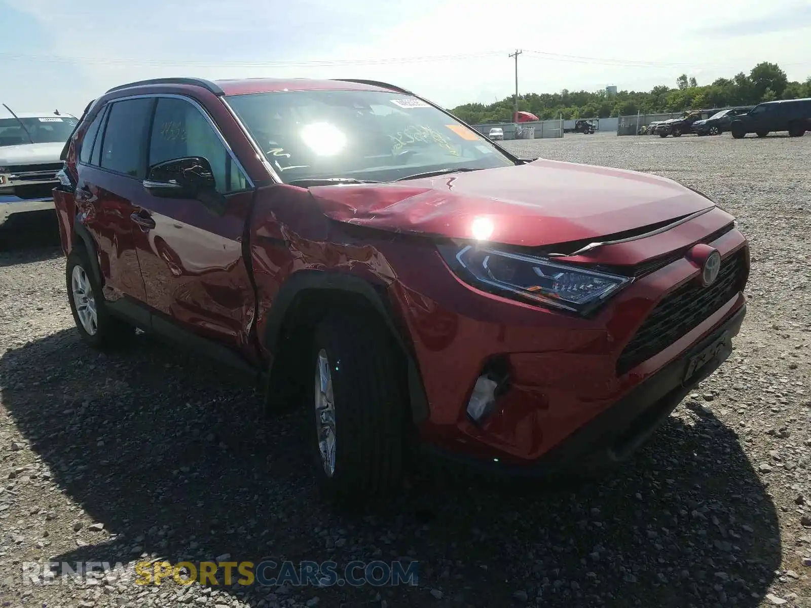 1 Photograph of a damaged car 2T3RWRFV0LW065458 TOYOTA RAV4 2020
