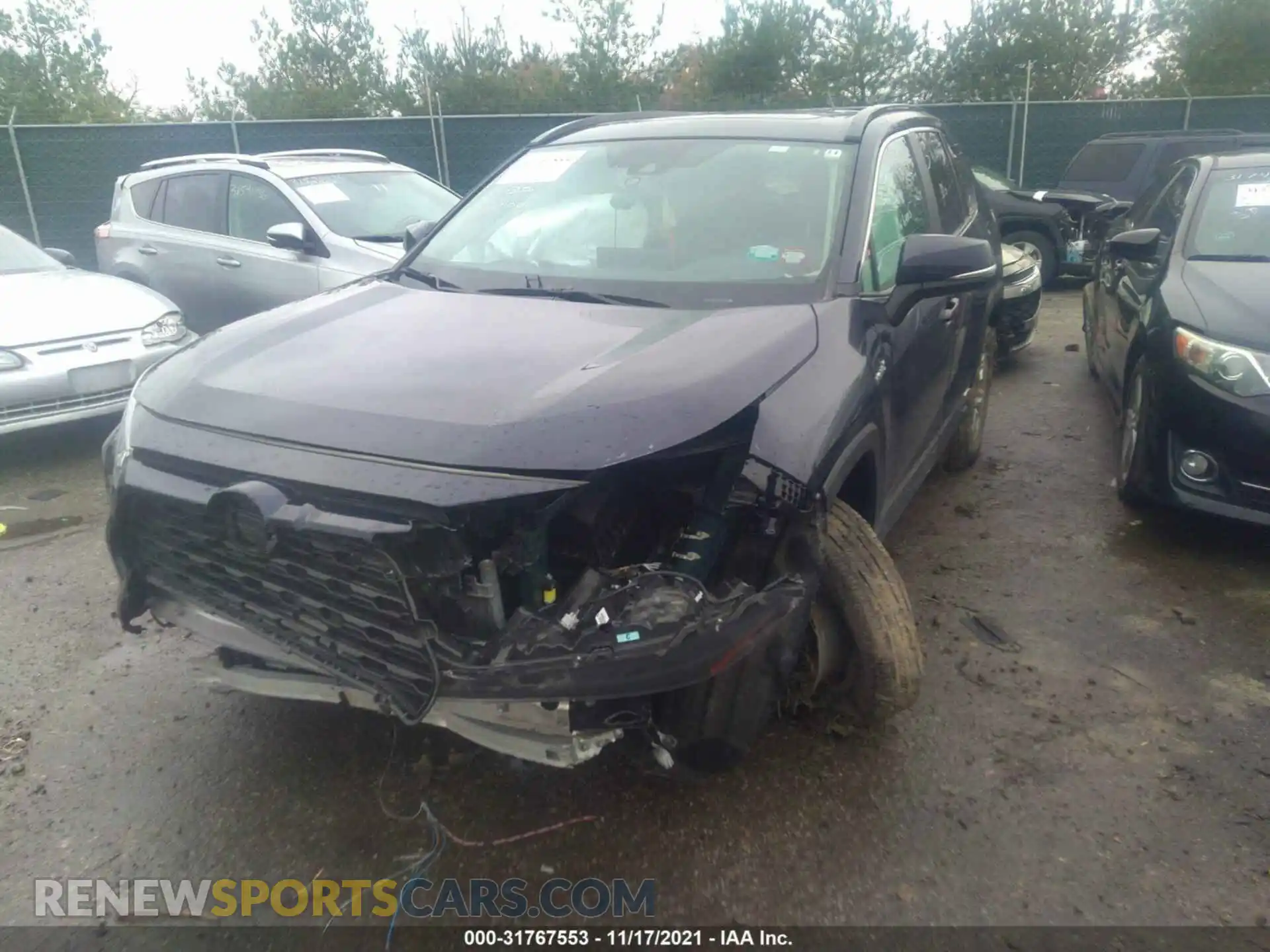 2 Photograph of a damaged car 2T3RWRFV0LW074287 TOYOTA RAV4 2020