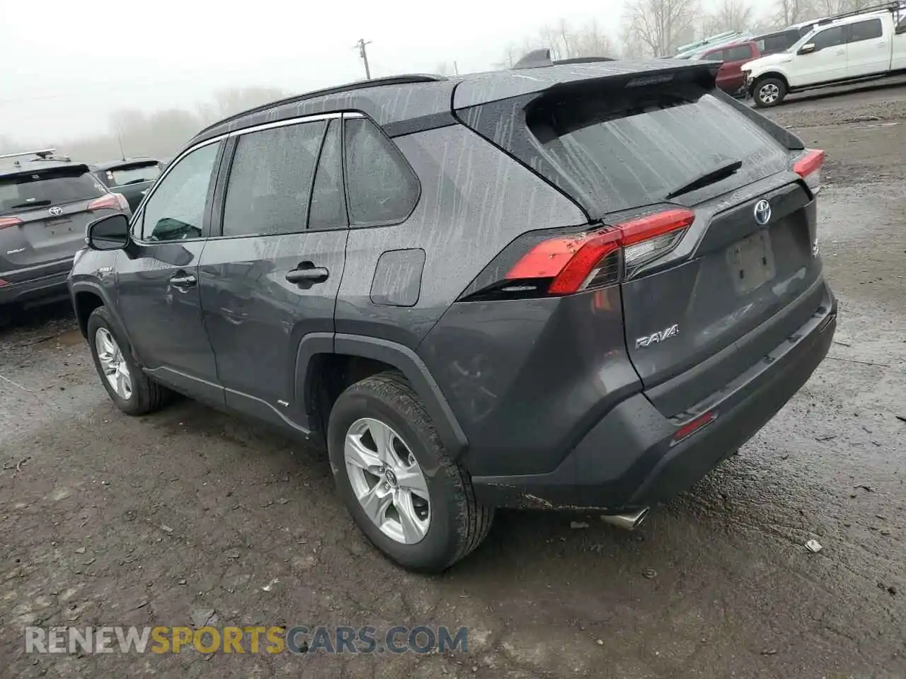 2 Photograph of a damaged car 2T3RWRFV1LW075349 TOYOTA RAV4 2020