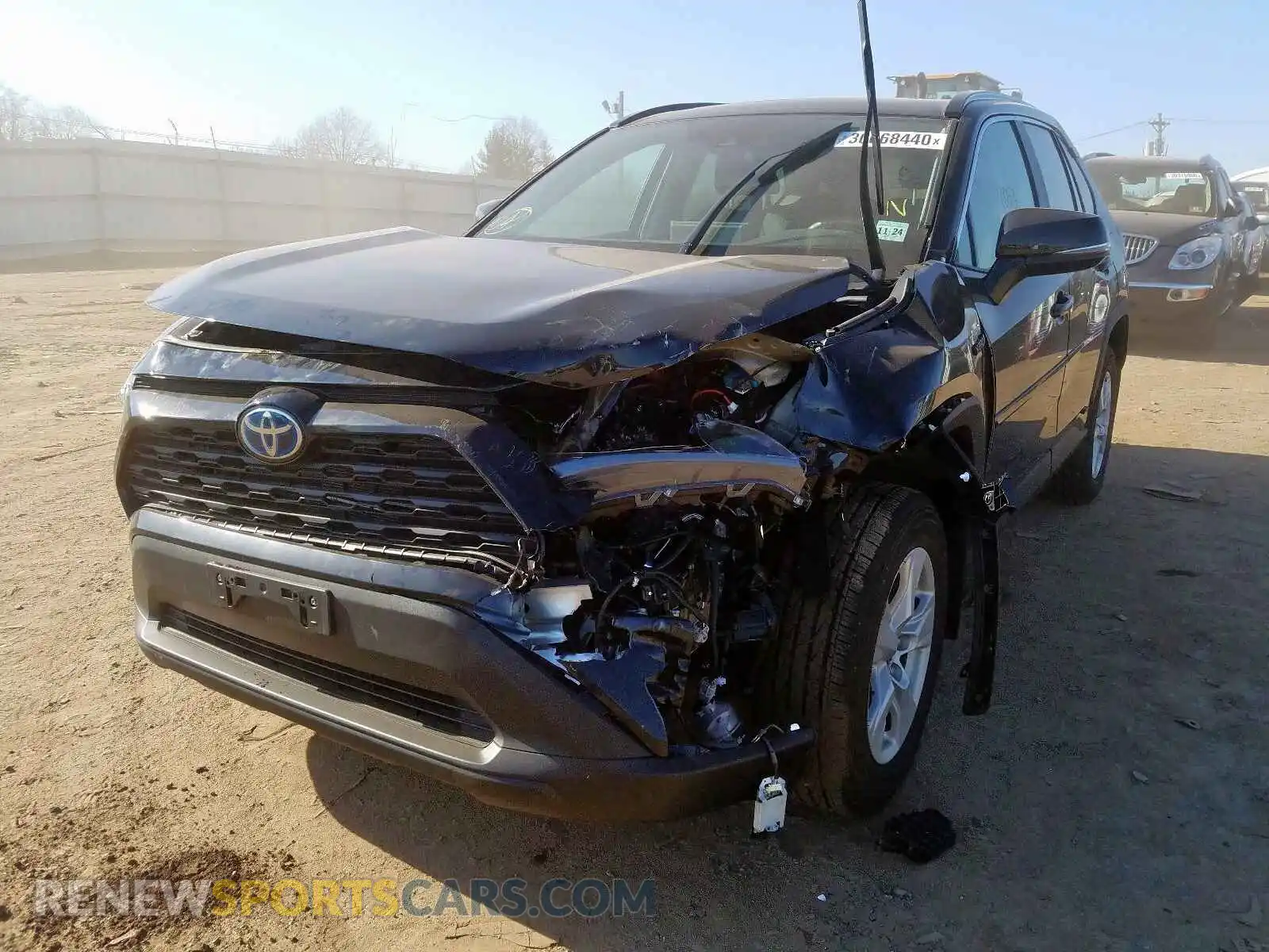 2 Photograph of a damaged car 2T3RWRFV2LW054588 TOYOTA RAV4 2020