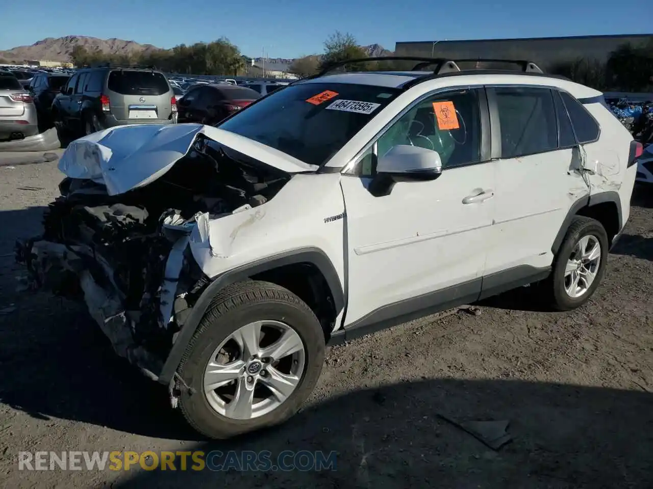 1 Photograph of a damaged car 2T3RWRFV3LW058214 TOYOTA RAV4 2020