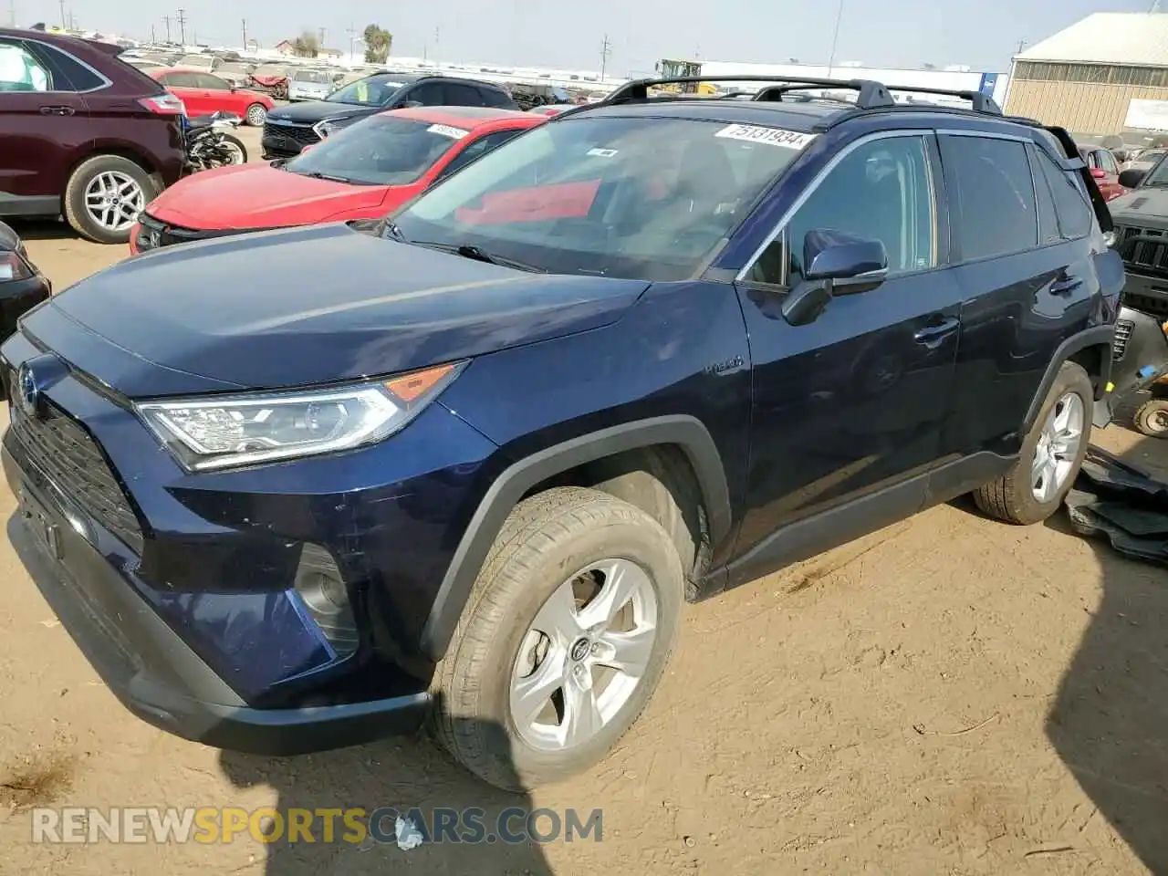 1 Photograph of a damaged car 2T3RWRFV3LW073652 TOYOTA RAV4 2020