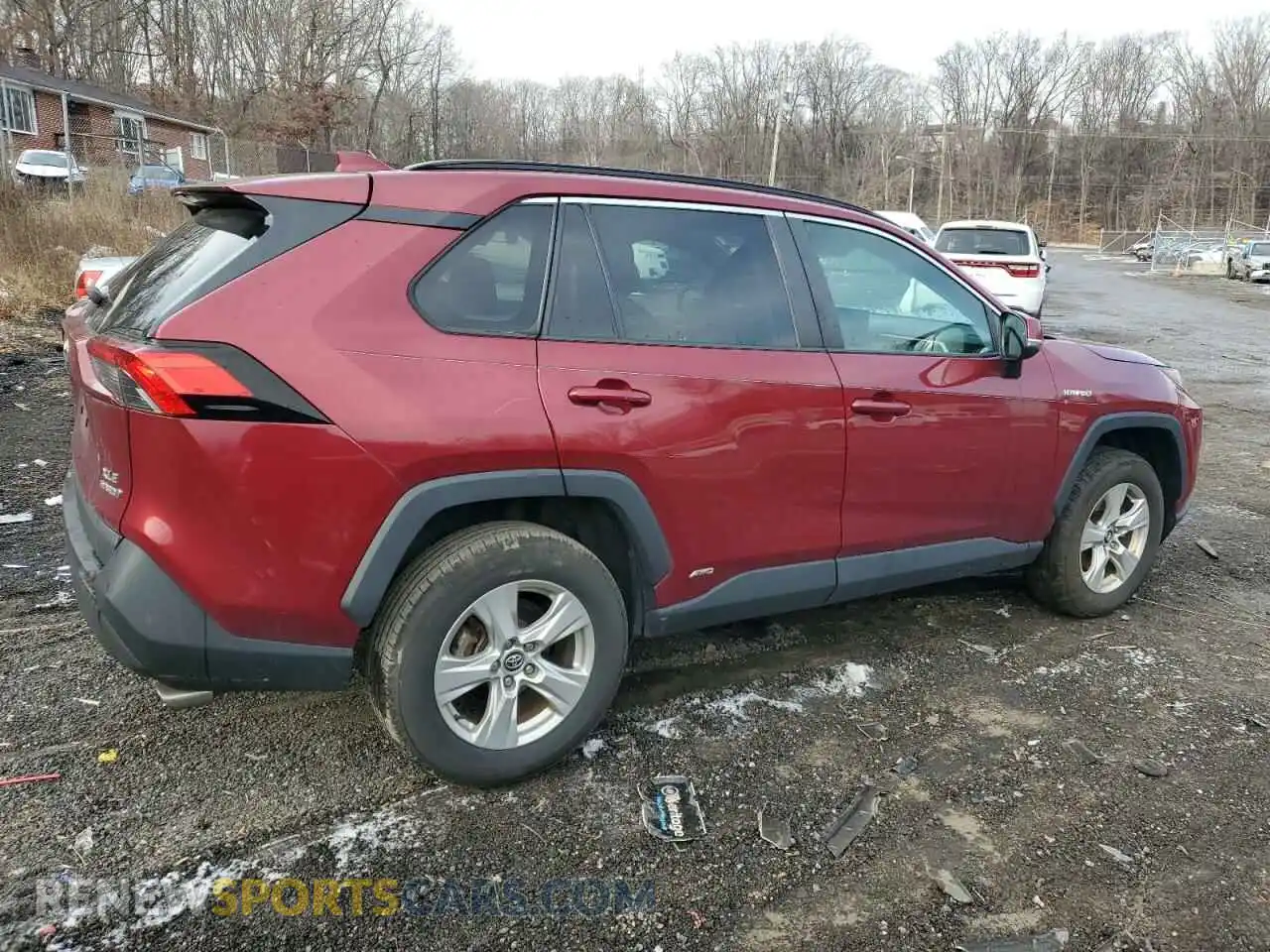 3 Photograph of a damaged car 2T3RWRFV3LW093559 TOYOTA RAV4 2020