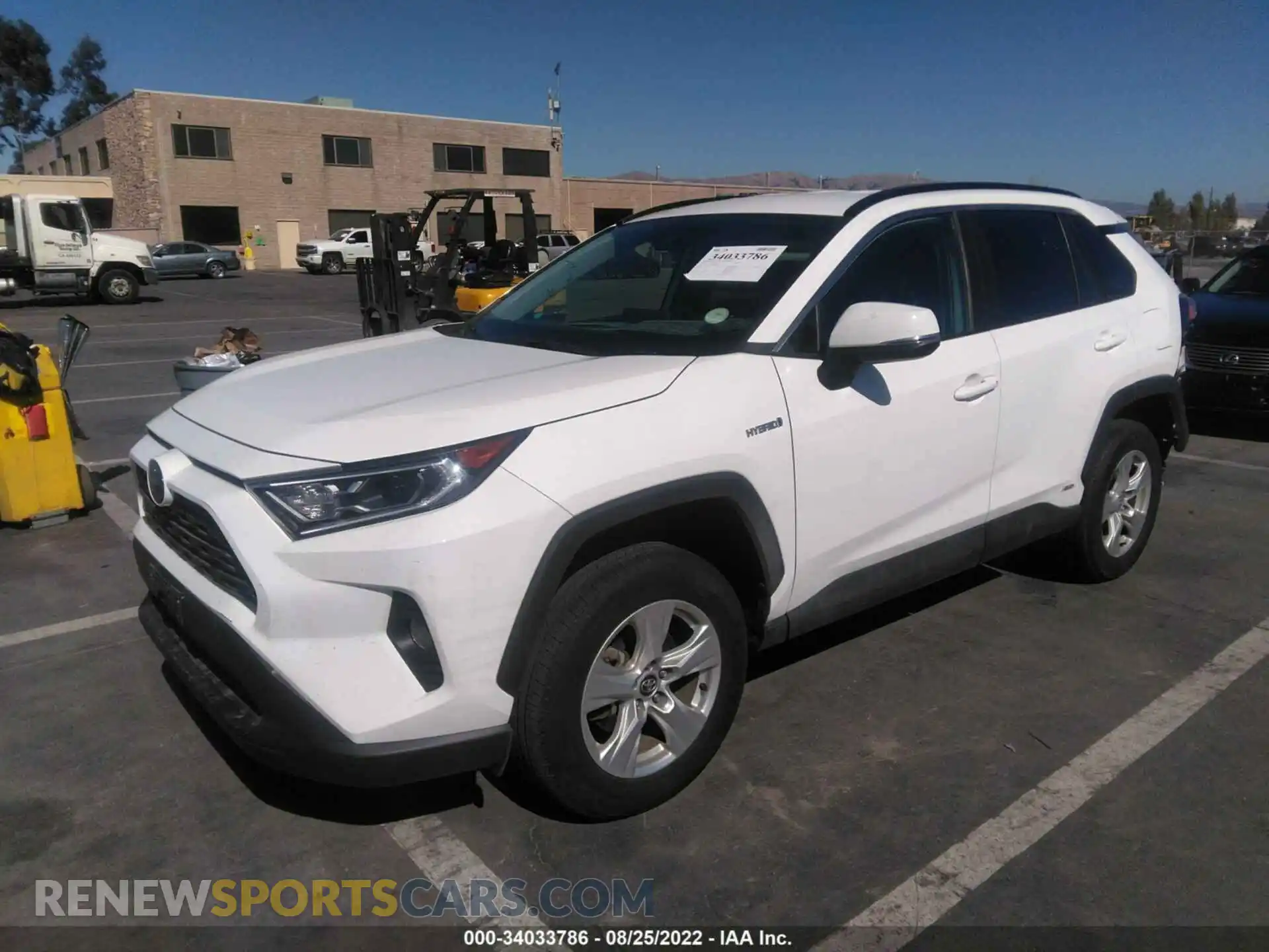 2 Photograph of a damaged car 2T3RWRFV3LW098874 TOYOTA RAV4 2020