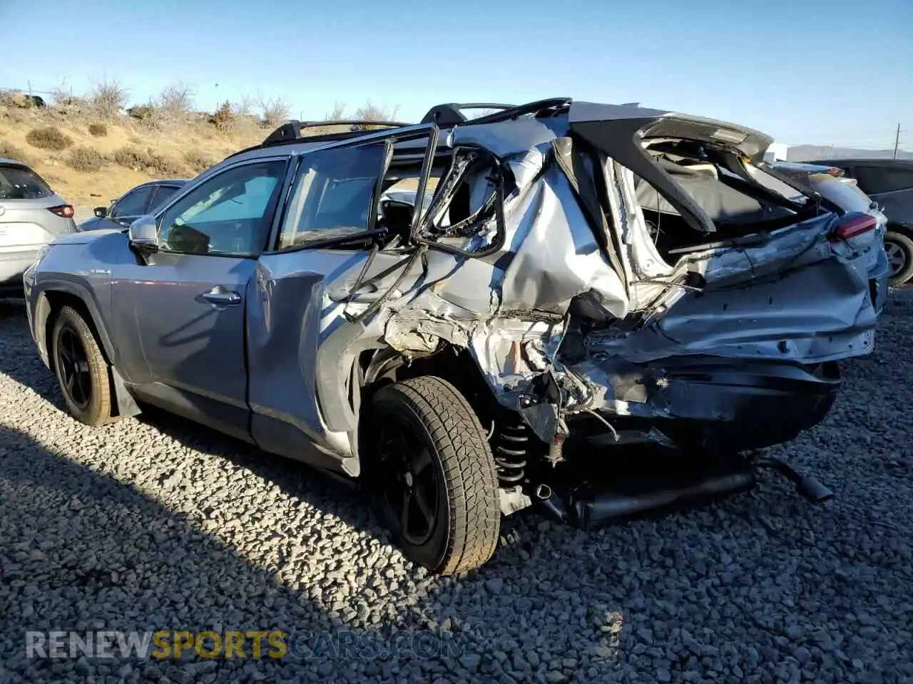 2 Photograph of a damaged car 2T3RWRFV4LW053457 TOYOTA RAV4 2020