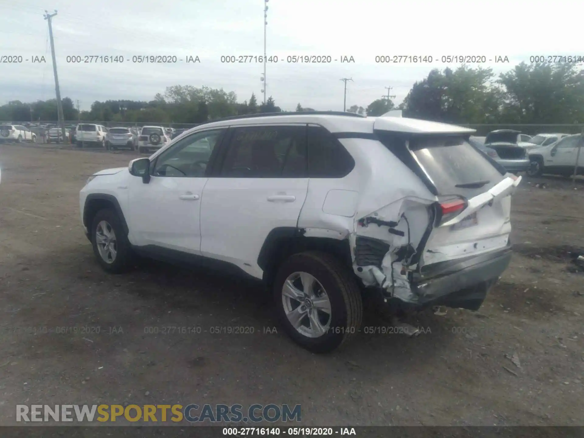 2 Photograph of a damaged car 2T3RWRFV4LW054723 TOYOTA RAV4 2020