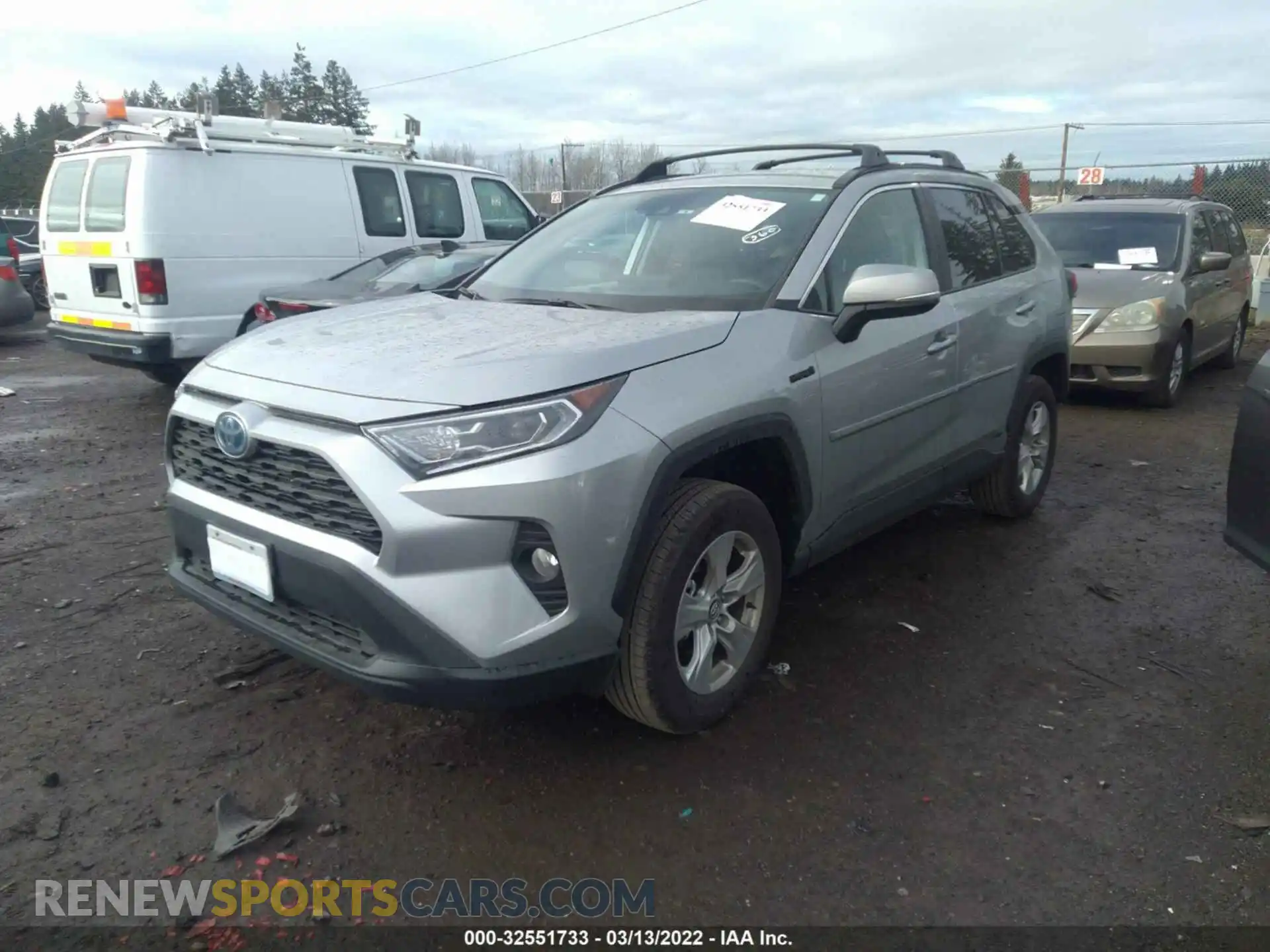 2 Photograph of a damaged car 2T3RWRFV4LW096485 TOYOTA RAV4 2020