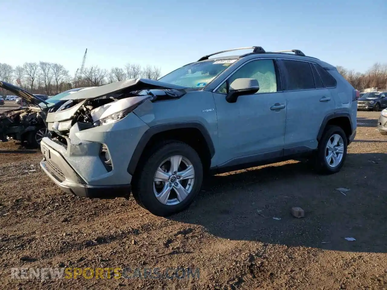 1 Photograph of a damaged car 2T3RWRFV5LW068341 TOYOTA RAV4 2020