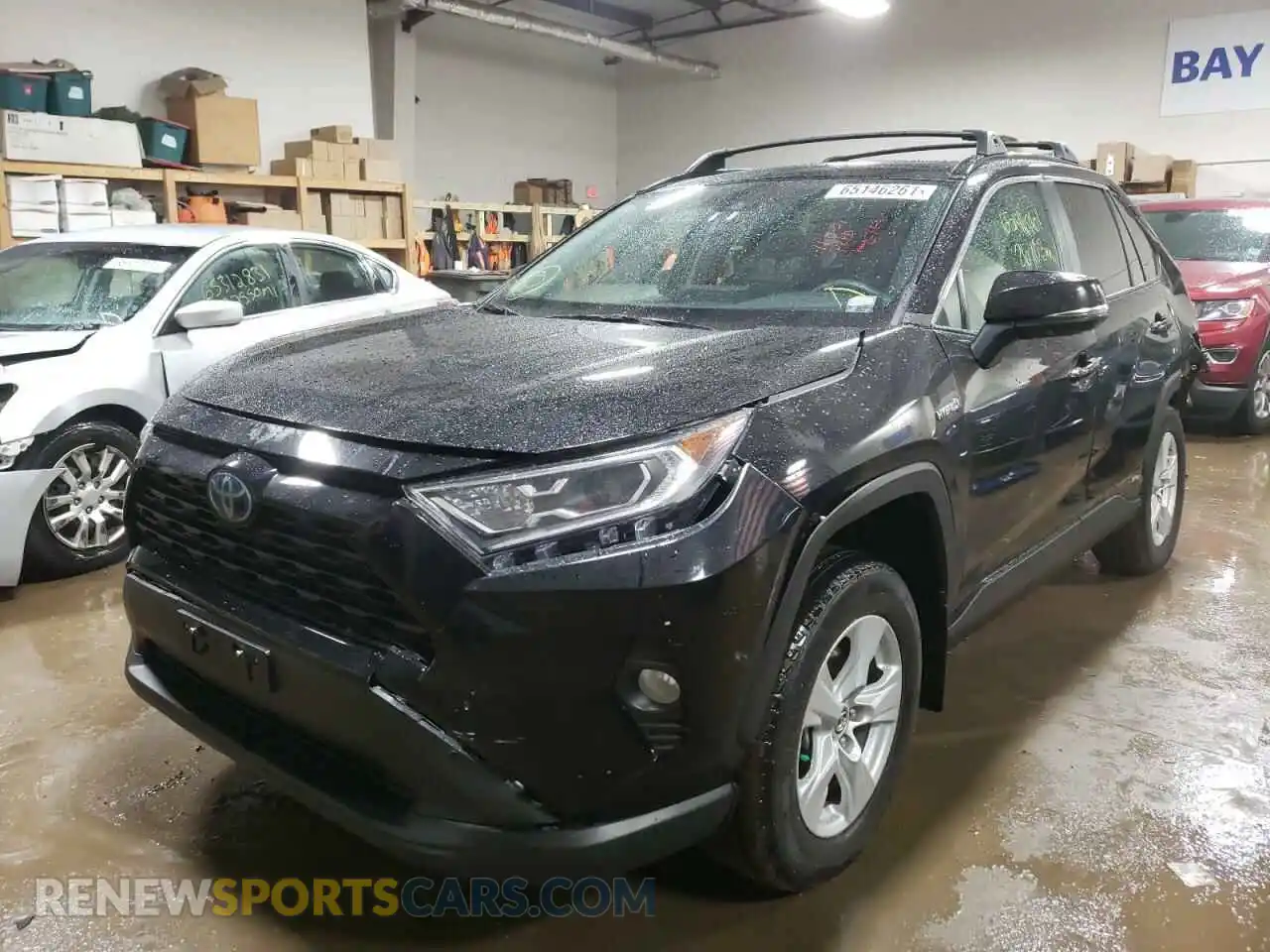 2 fotografías del automóvil dañado 2T3RWRFV5LW072048 TOYOTA RAV4 2020