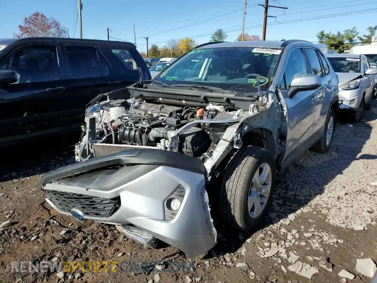 2 Photograph of a damaged car 2T3RWRFV6LW058028 TOYOTA RAV4 2020