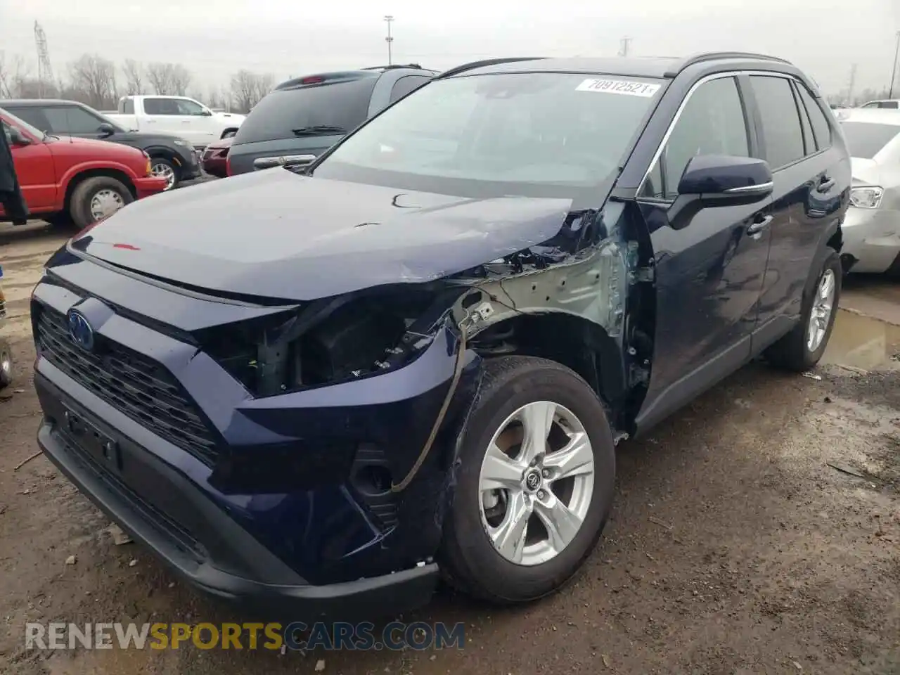 2 Фотография поврежденного автомобиля 2T3RWRFV6LW074908 TOYOTA RAV4 2020