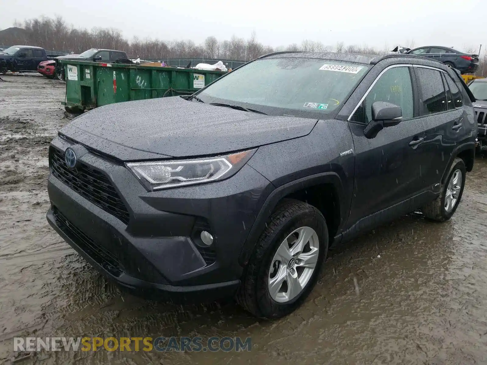 2 Фотография поврежденного автомобиля 2T3RWRFV6LW077355 TOYOTA RAV4 2020