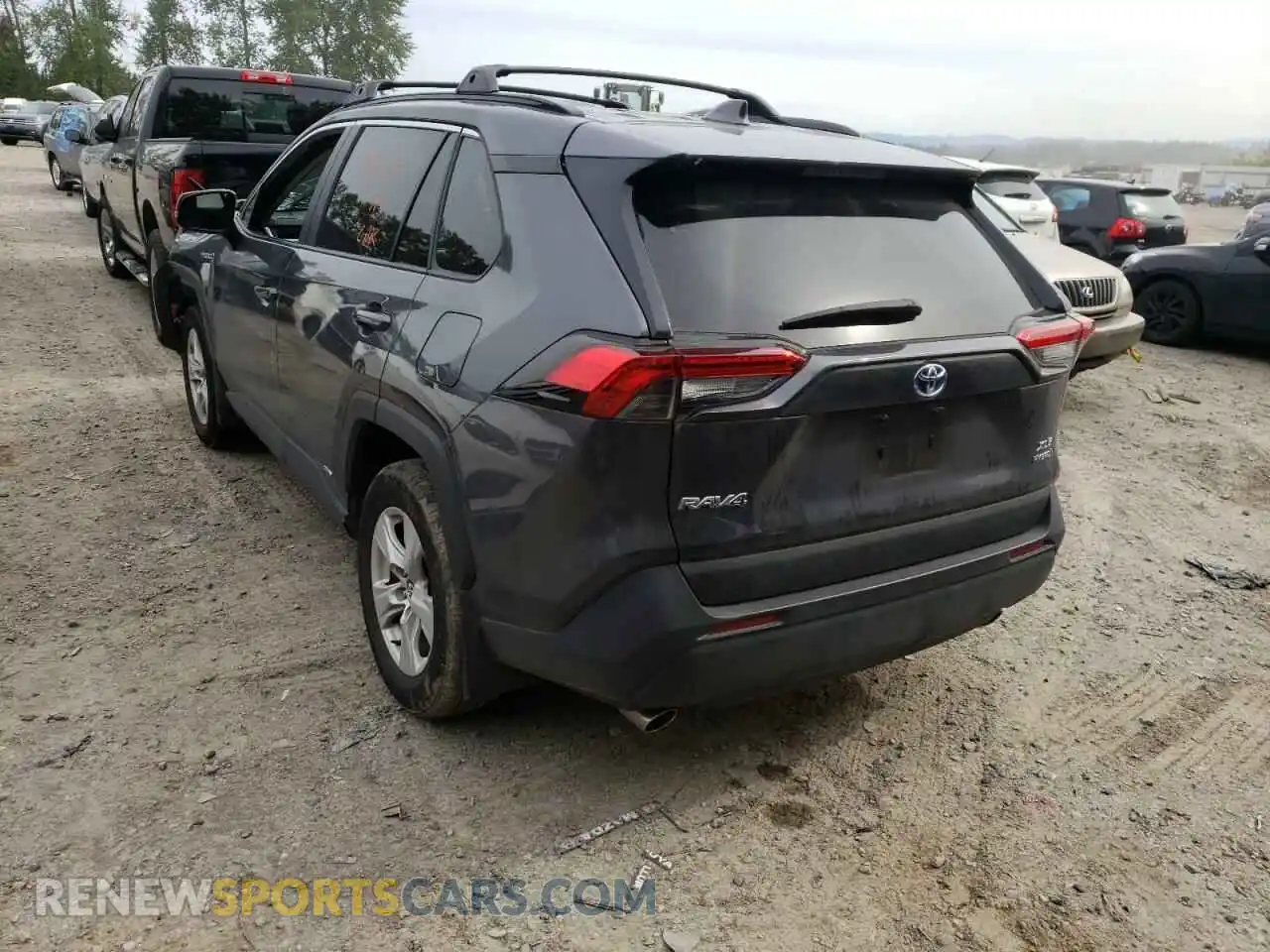3 Фотография поврежденного автомобиля 2T3RWRFV6LW092079 TOYOTA RAV4 2020
