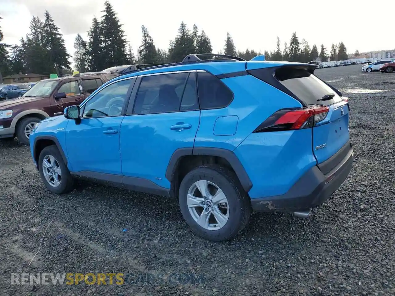 2 Фотография поврежденного автомобиля 2T3RWRFV7LW051878 TOYOTA RAV4 2020