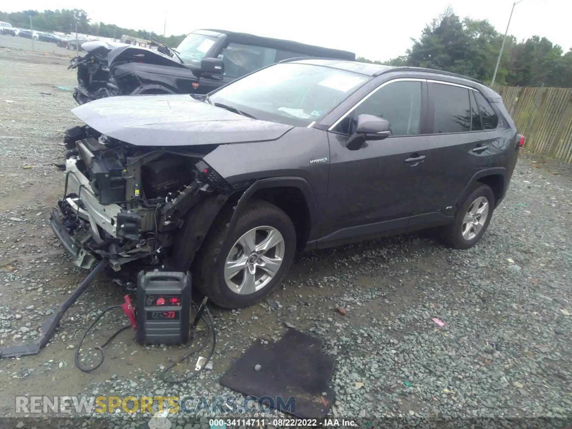 2 Photograph of a damaged car 2T3RWRFV7LW077252 TOYOTA RAV4 2020