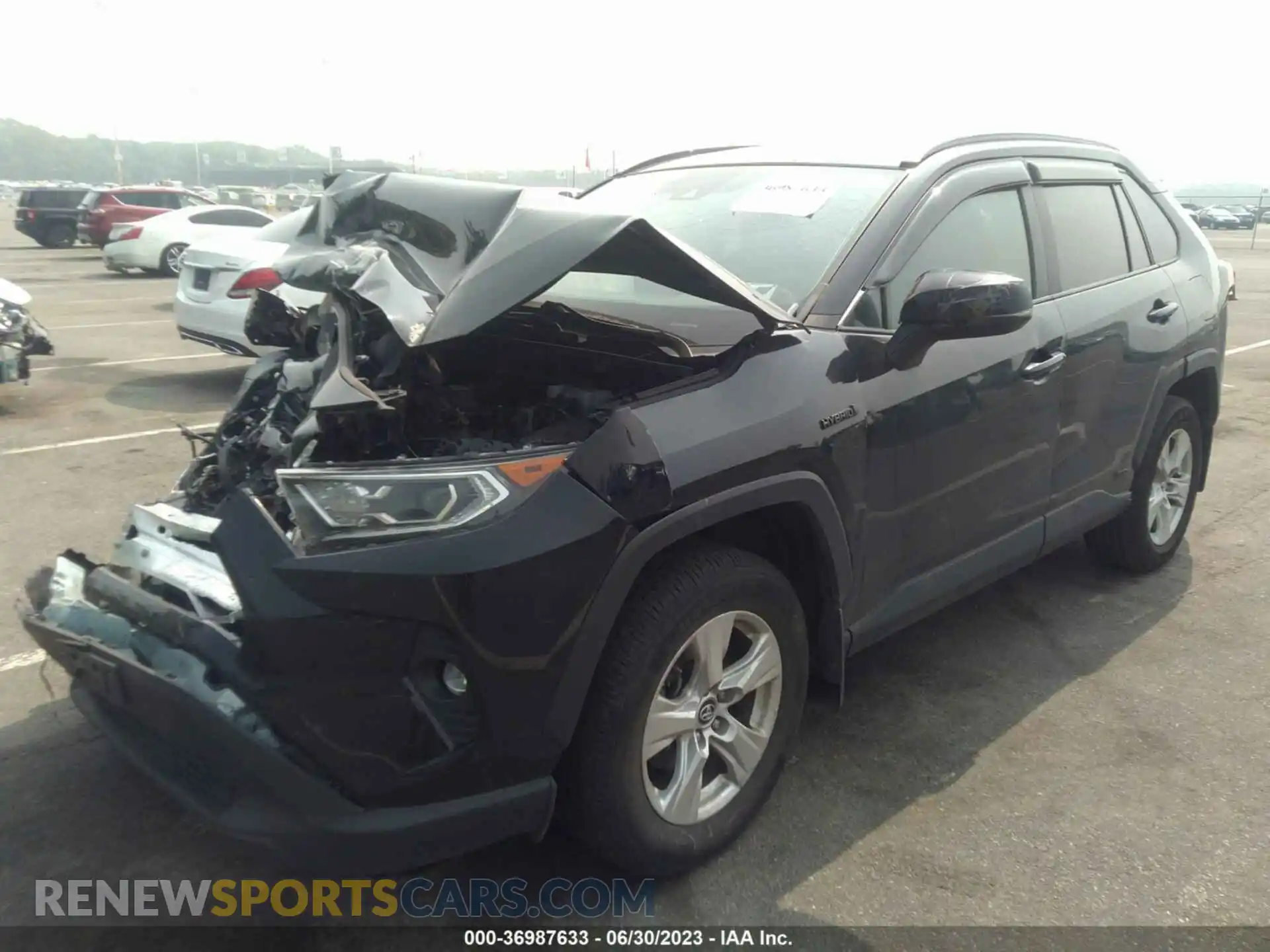 2 Photograph of a damaged car 2T3RWRFV7LW087957 TOYOTA RAV4 2020