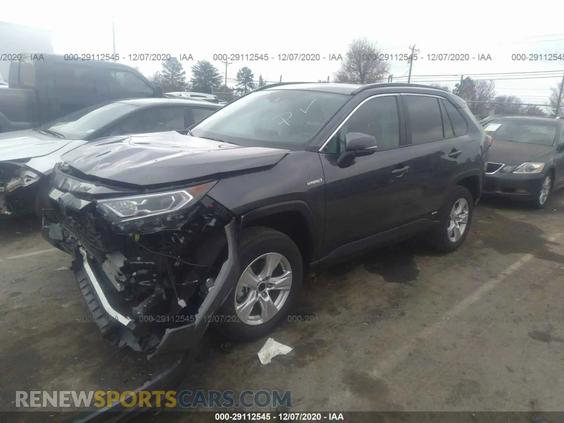 2 fotografías del automóvil dañado 2T3RWRFV8LW090964 TOYOTA RAV4 2020