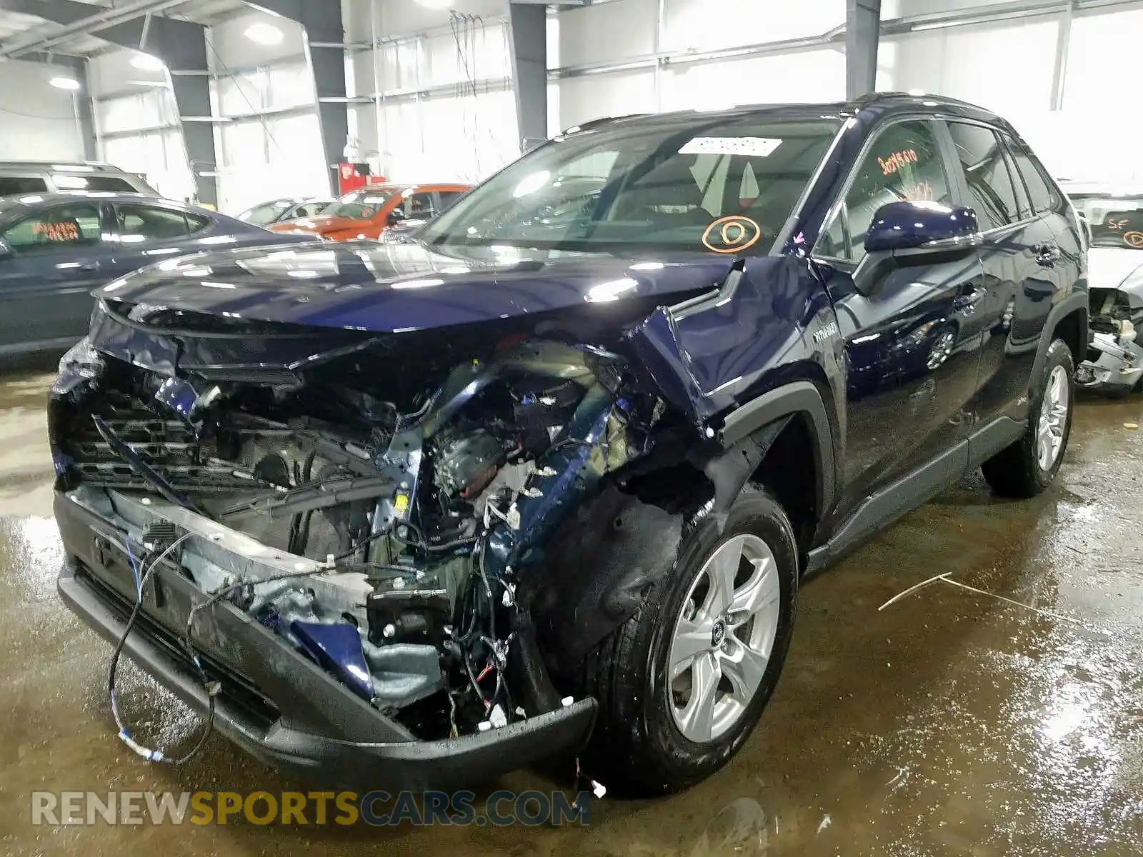 2 Photograph of a damaged car 2T3RWRFV9LW057438 TOYOTA RAV4 2020