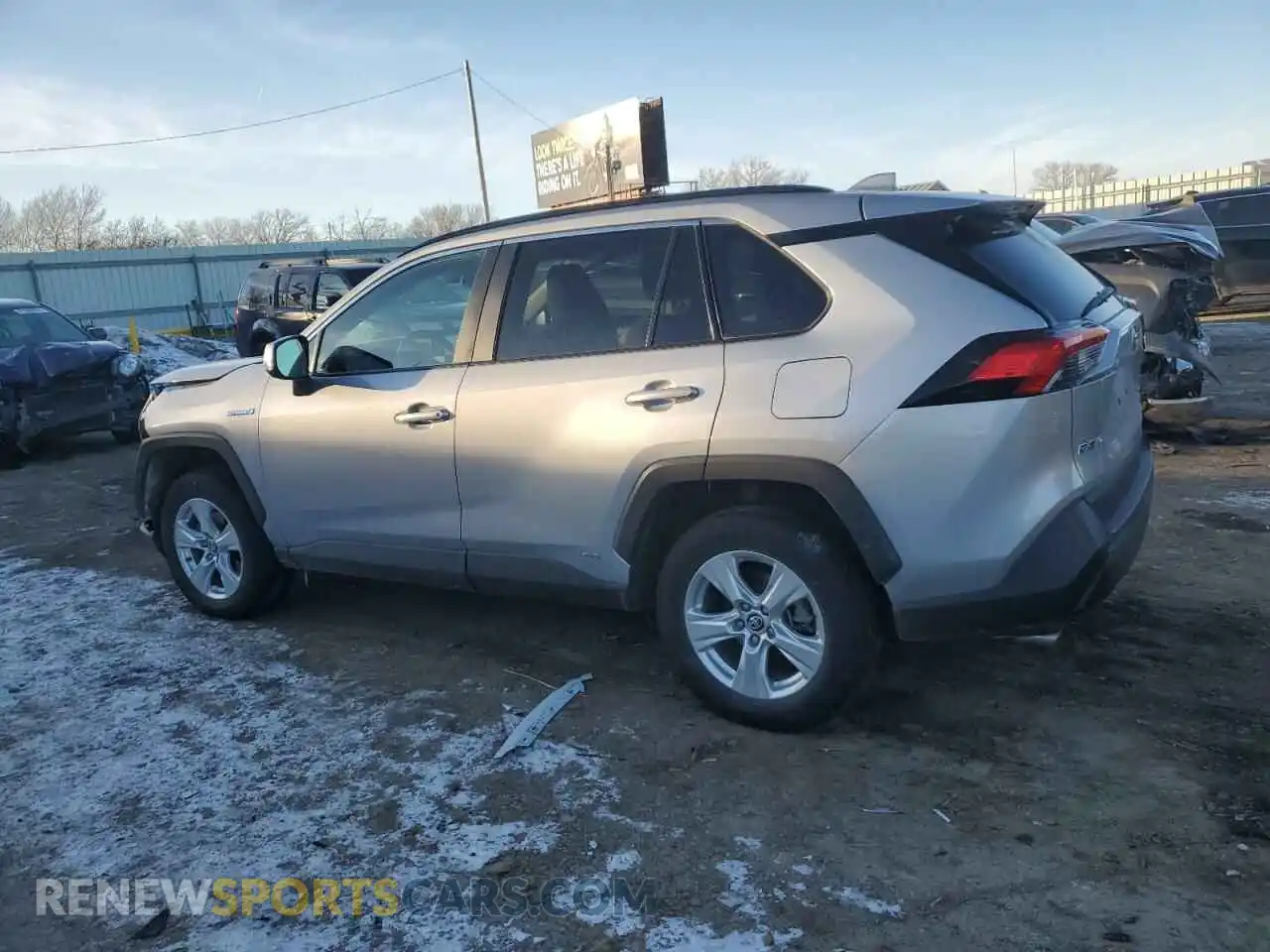 2 Photograph of a damaged car 2T3RWRFV9LW077642 TOYOTA RAV4 2020