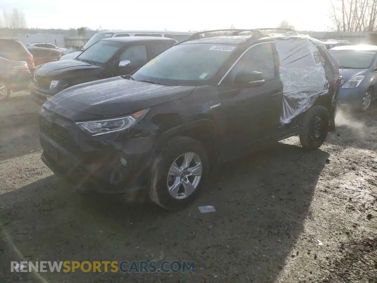 2 Photograph of a damaged car 2T3RWRFV9LW084817 TOYOTA RAV4 2020