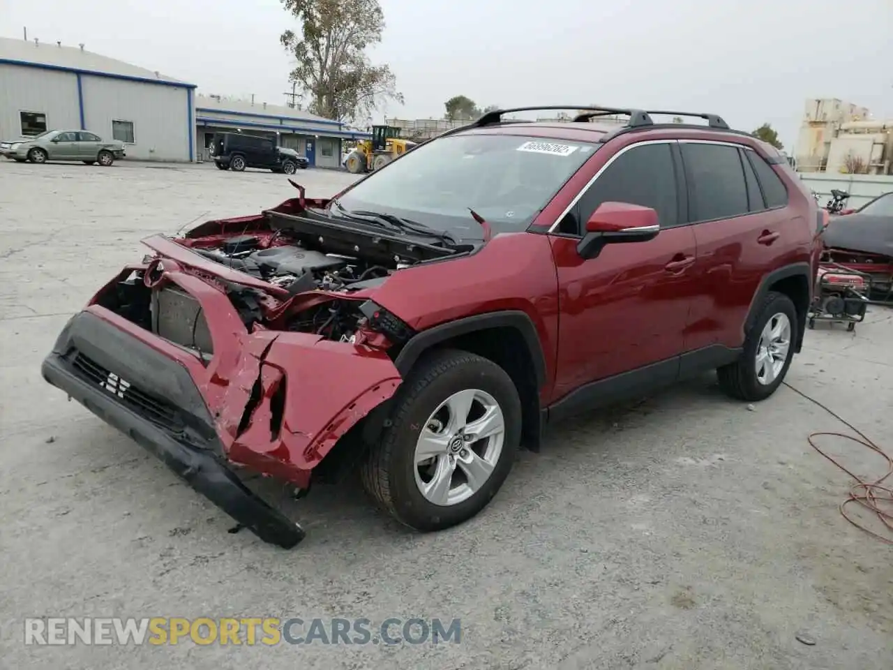 1 Photograph of a damaged car 2T3W1RFV0LC038697 TOYOTA RAV4 2020
