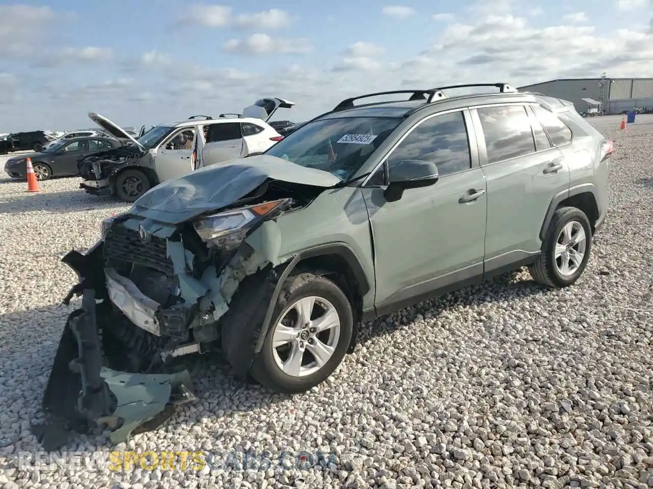 1 Photograph of a damaged car 2T3W1RFV0LC039476 TOYOTA RAV4 2020