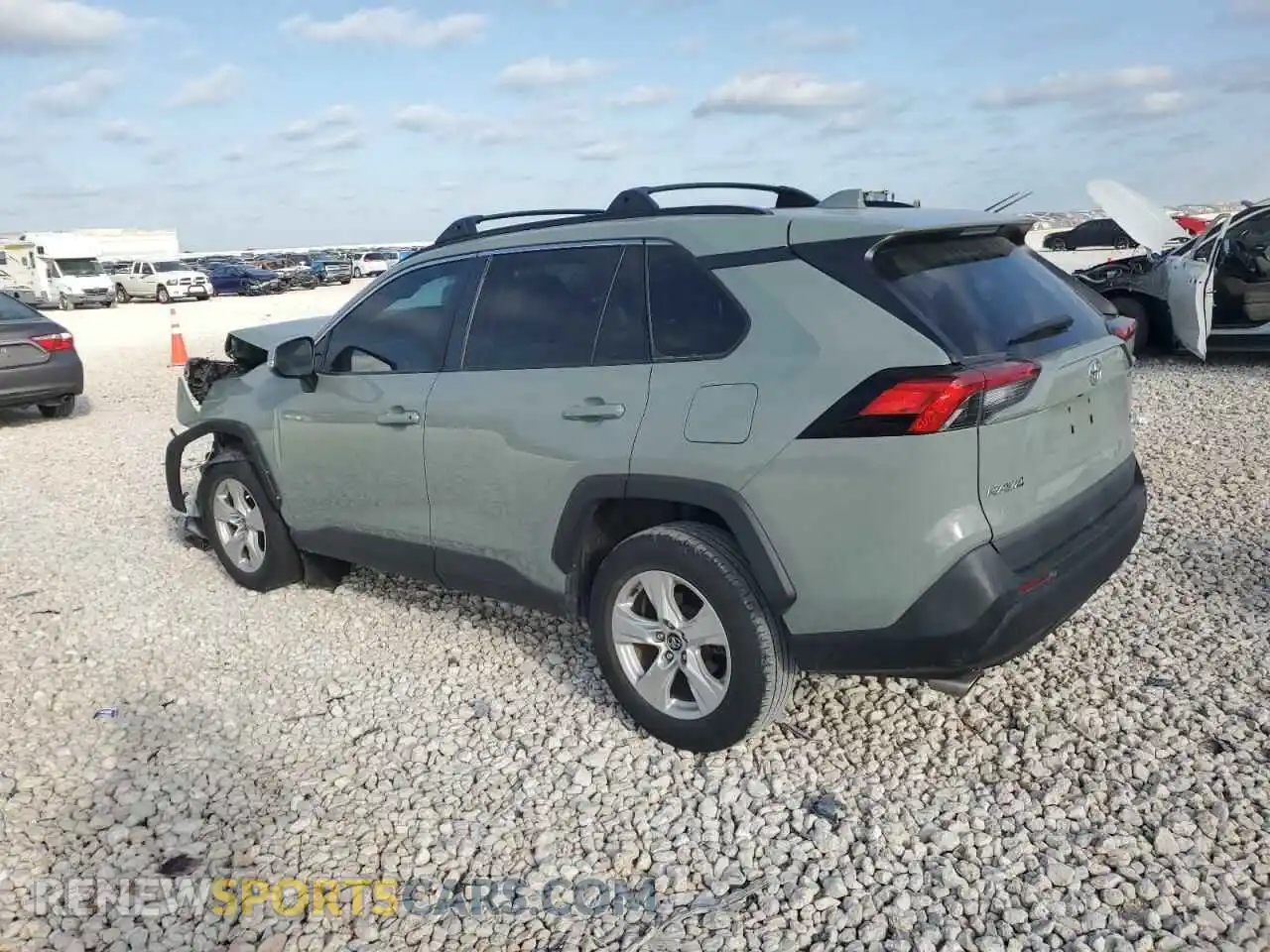 2 Photograph of a damaged car 2T3W1RFV0LC039476 TOYOTA RAV4 2020