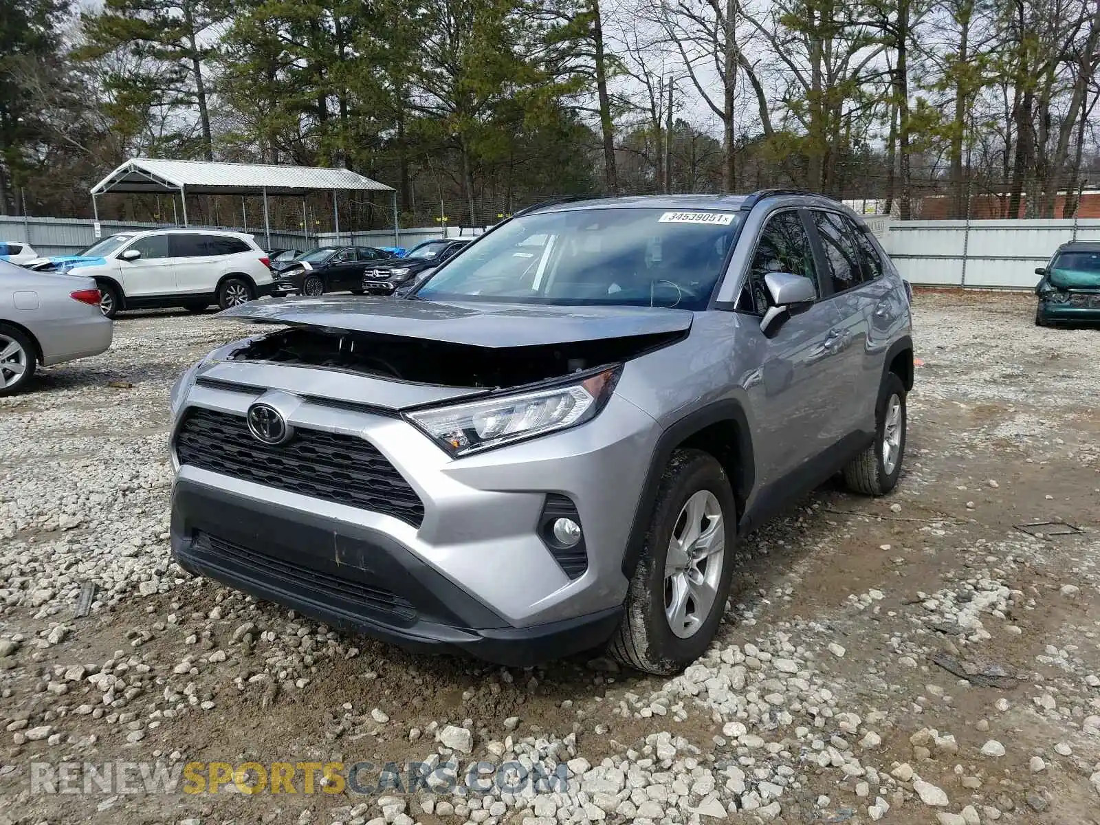 2 Photograph of a damaged car 2T3W1RFV0LC056844 TOYOTA RAV4 2020